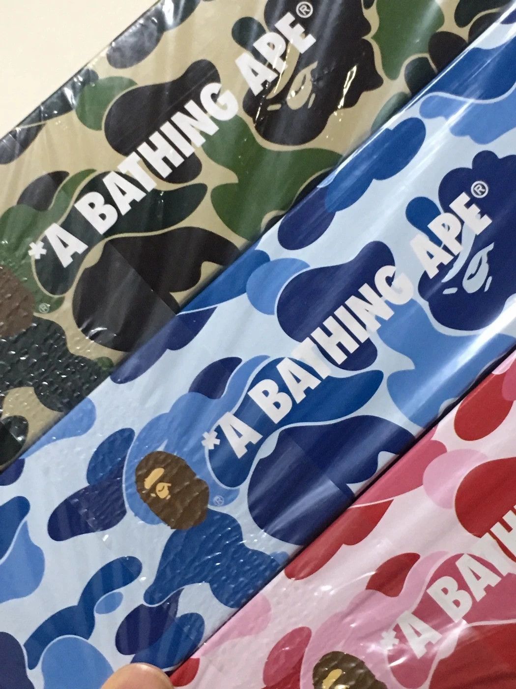 Bape BAPE ABC Camo Tissue 3 Box Set Pack Pink Blue Green Size ONE SIZE - 5 Thumbnail
