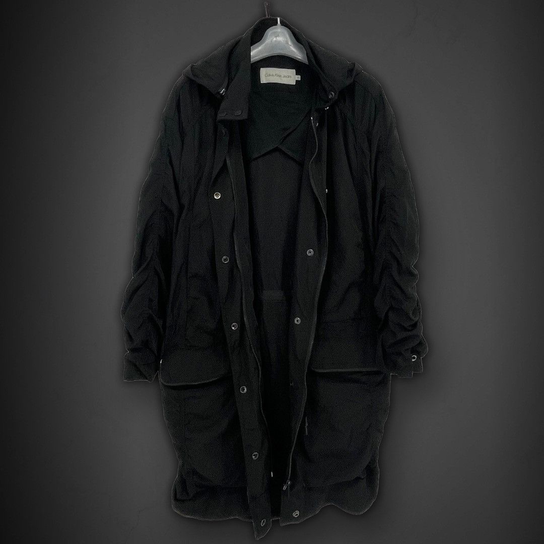 Calvin Klein FW16 Nylon - Long Parka - Jacket (Raf Simons Era) Size US M / EU 48-50 / 2 - 3 Thumbnail