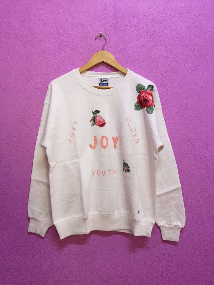 Lee Vintage 90's Lee Flowers Sweatshirts Size Large Size US L / EU 52-54 / 3 - 1 Thumbnail