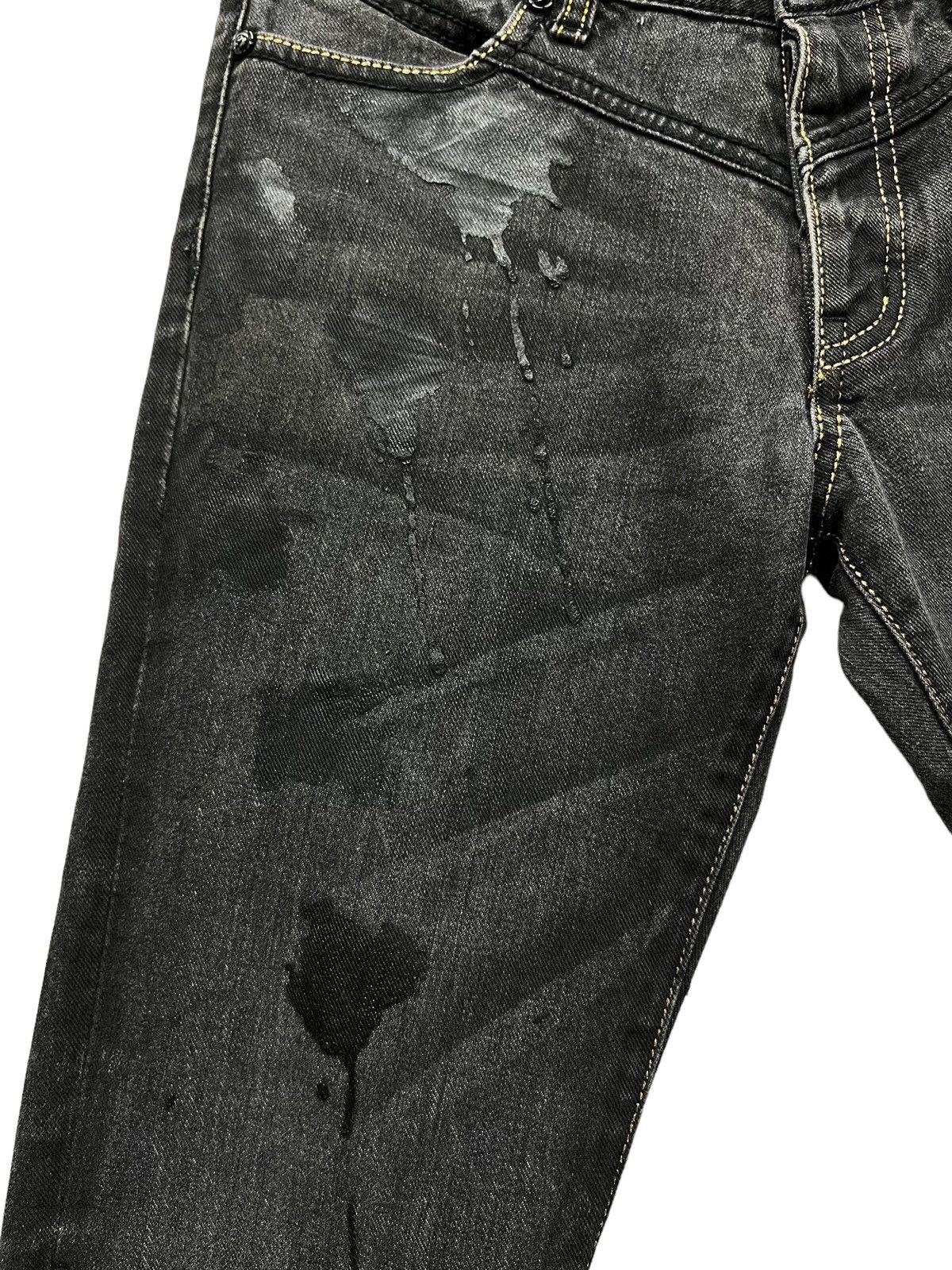GOSTAR DE FUGA FUGA Black Vomit Splash Flared Denim Size 28" / US 6 / IT 42 - 3 Thumbnail