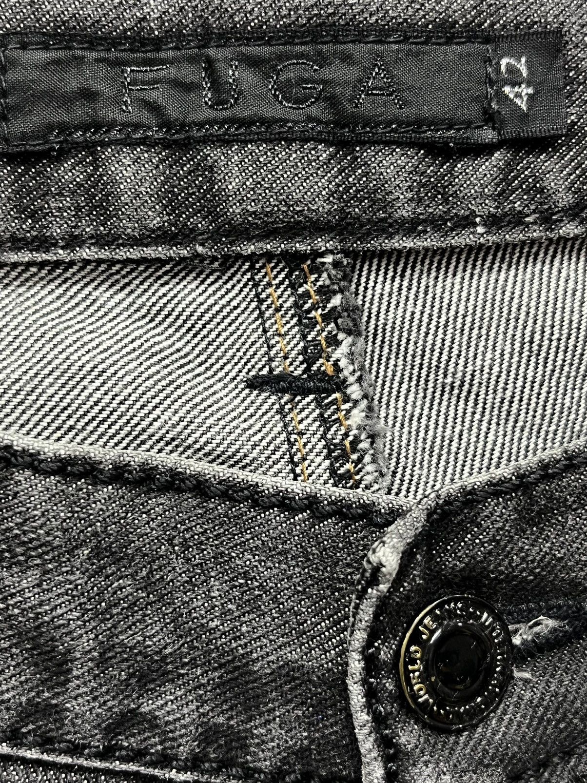 GOSTAR DE FUGA FUGA Black Vomit Splash Flared Denim Size 28" / US 6 / IT 42 - 12 Thumbnail