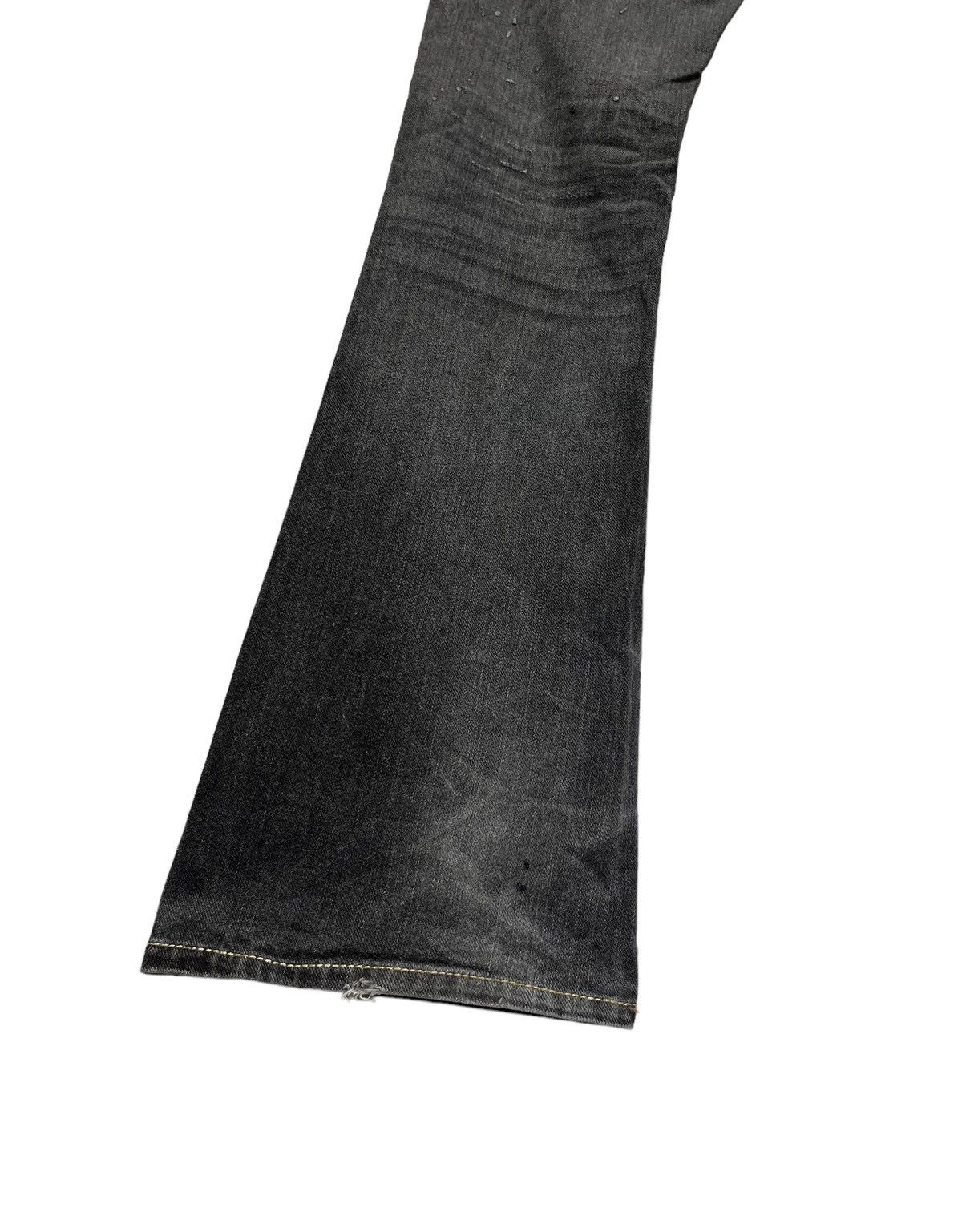 GOSTAR DE FUGA FUGA Black Vomit Splash Flared Denim Size 28" / US 6 / IT 42 - 9 Thumbnail
