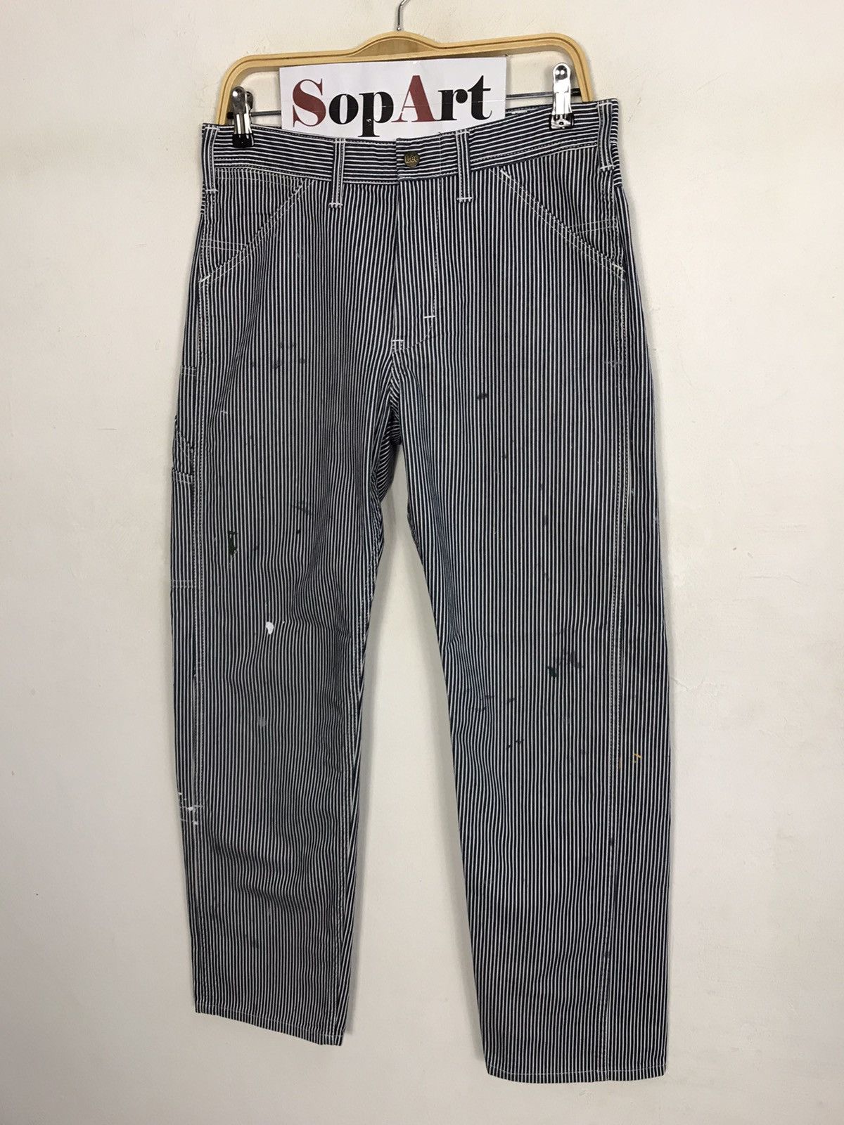 Japanese Brand × Lee Vintage Lee Sanforized Carpenter Workwear Painting Style Size US 32 / EU 48 - 4 Thumbnail