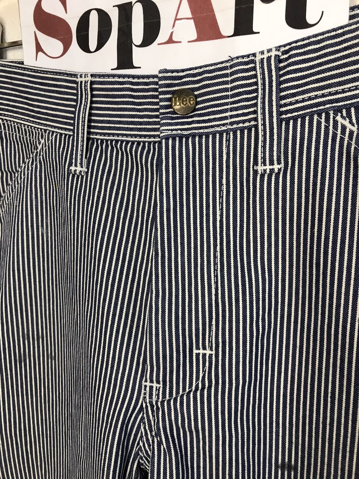 Japanese Brand × Lee Vintage Lee Sanforized Carpenter Workwear Painting Style Size US 32 / EU 48 - 8 Thumbnail