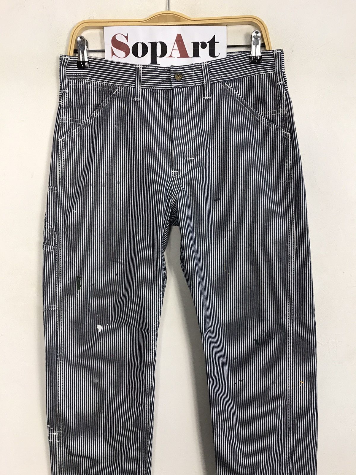 Japanese Brand × Lee Vintage Lee Sanforized Carpenter Workwear Painting Style Size US 32 / EU 48 - 3 Thumbnail