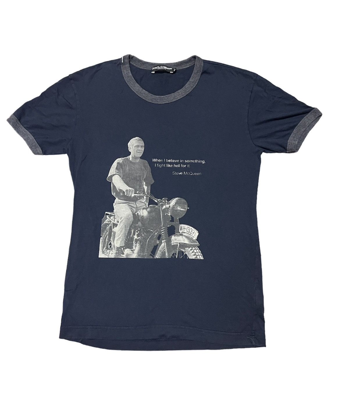 Dolce & Gabbana Dolce & Gabbana Steve mcqueen portrait t-shirt