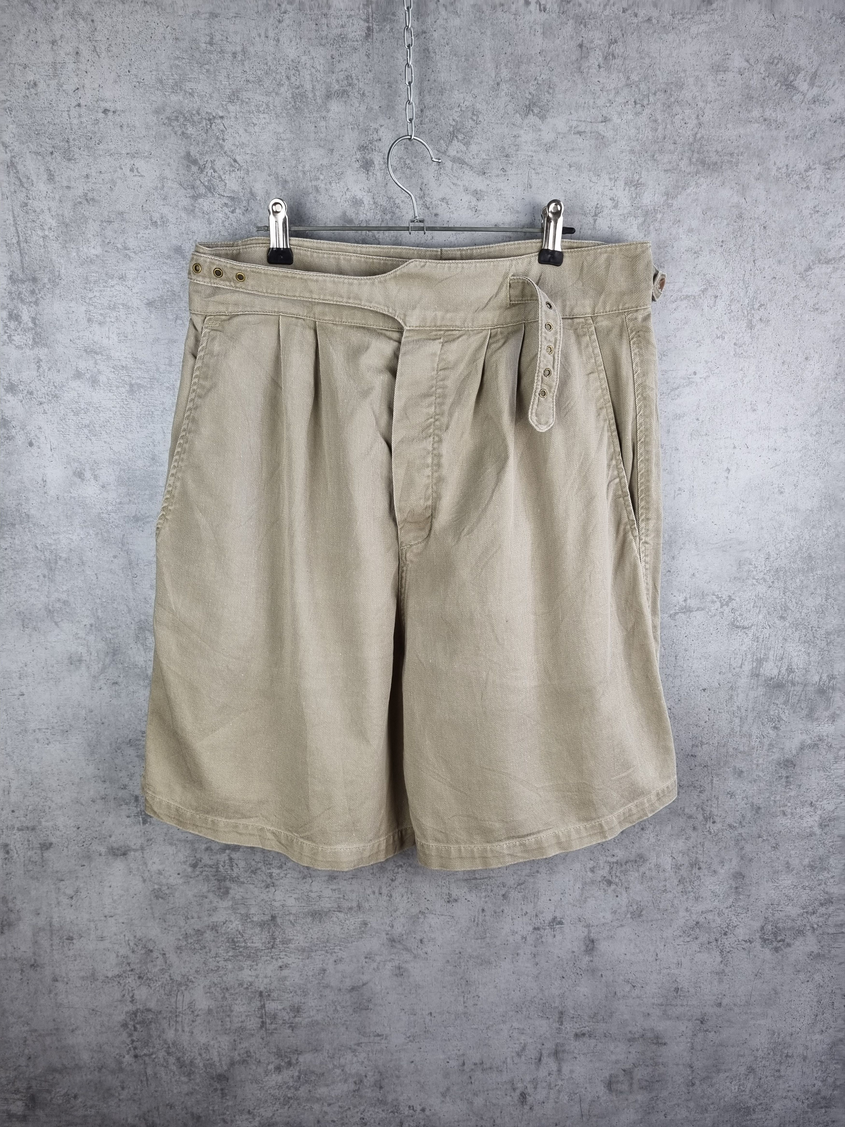 Banana Republic × Vintage Very rare 80s Banana Republic Savana Safari Shorts Size US 32 / EU 48 - 1 Thumbnail