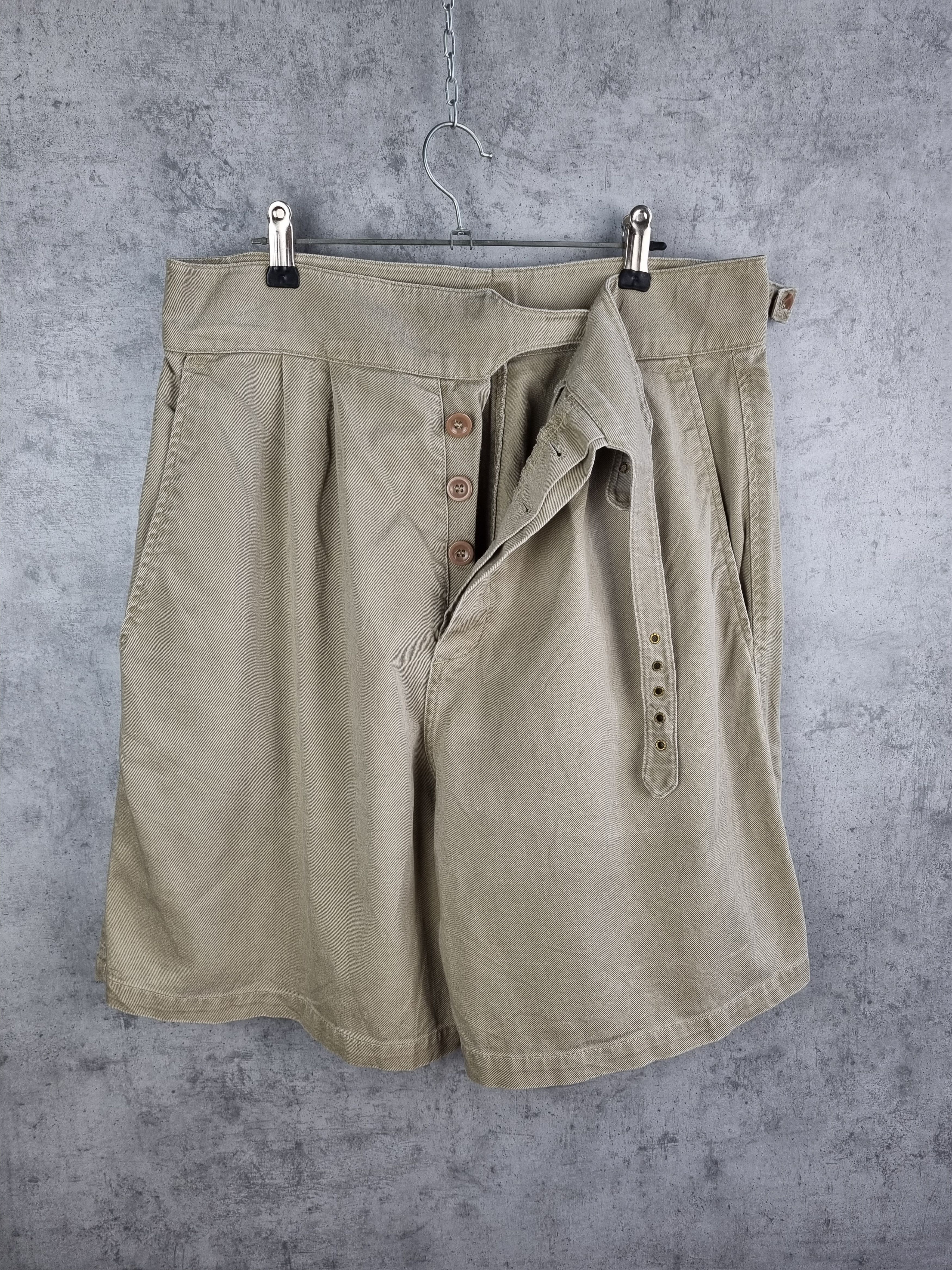 Banana Republic × Vintage Very rare 80s Banana Republic Savana Safari Shorts Size US 32 / EU 48 - 3 Thumbnail