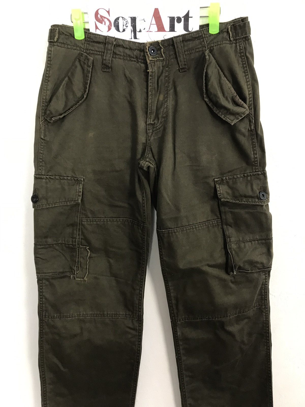 Global Work Hype Global Work Cargo Pants Tactical Steam Punk Trouser Size US 32 / EU 48 - 3 Thumbnail