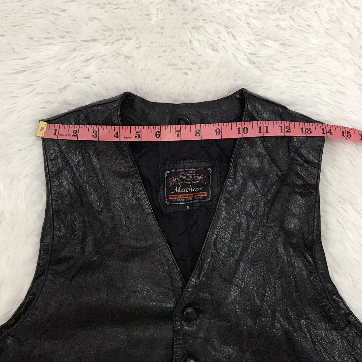 Leather Machope Vest Size US M / EU 48-50 / 2 - 18 Thumbnail