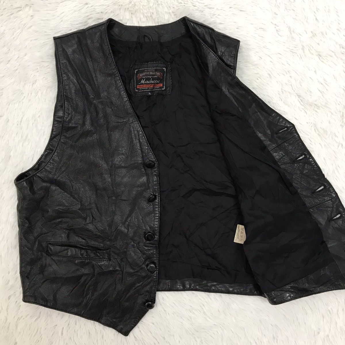 Leather Machope Vest Size US M / EU 48-50 / 2 - 11 Thumbnail