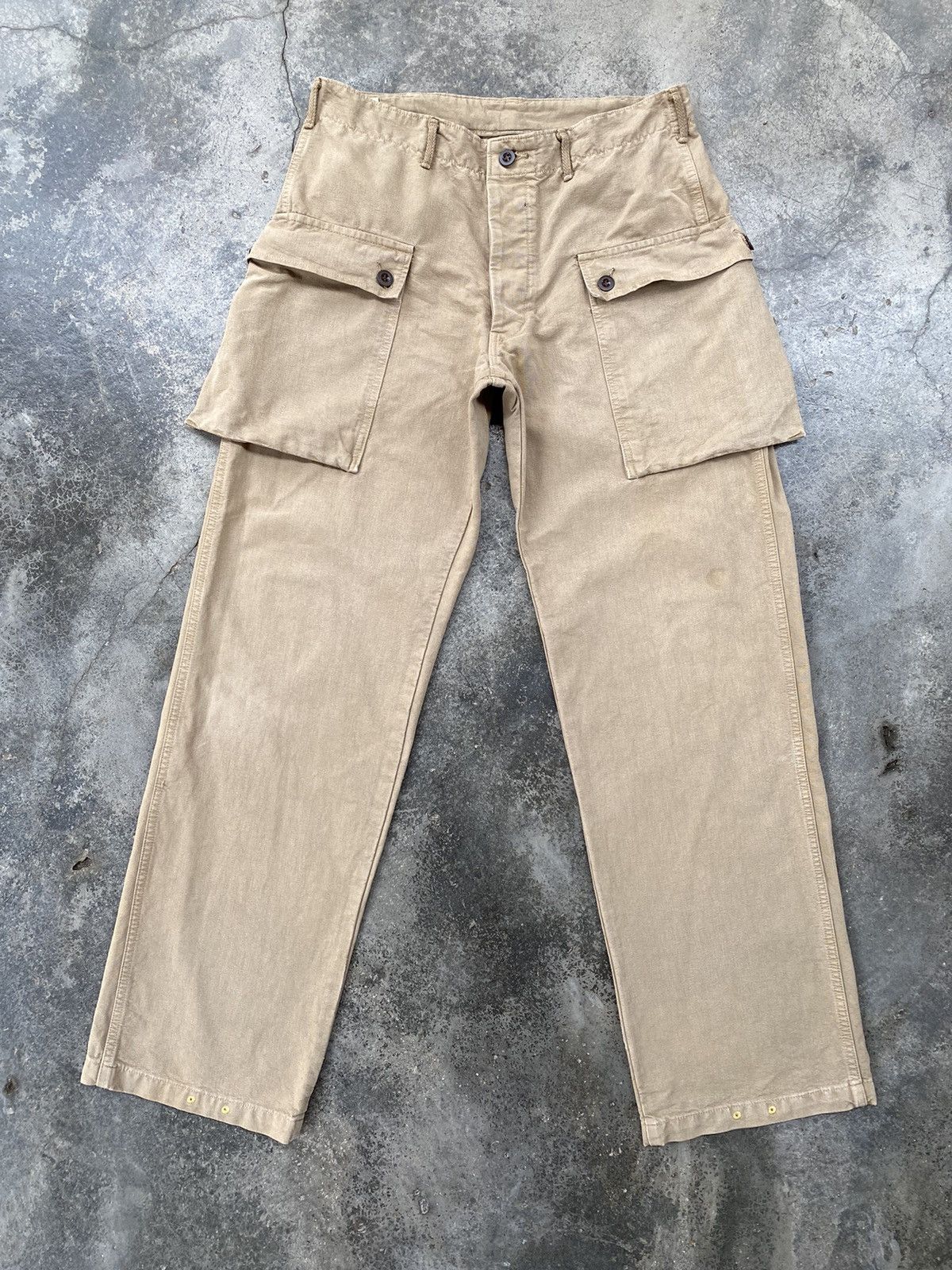 Johnbull Vintage 90s John Bull Inspired Army M-43 Cargo Pants Size US 32 / EU 48 - 1 Thumbnail