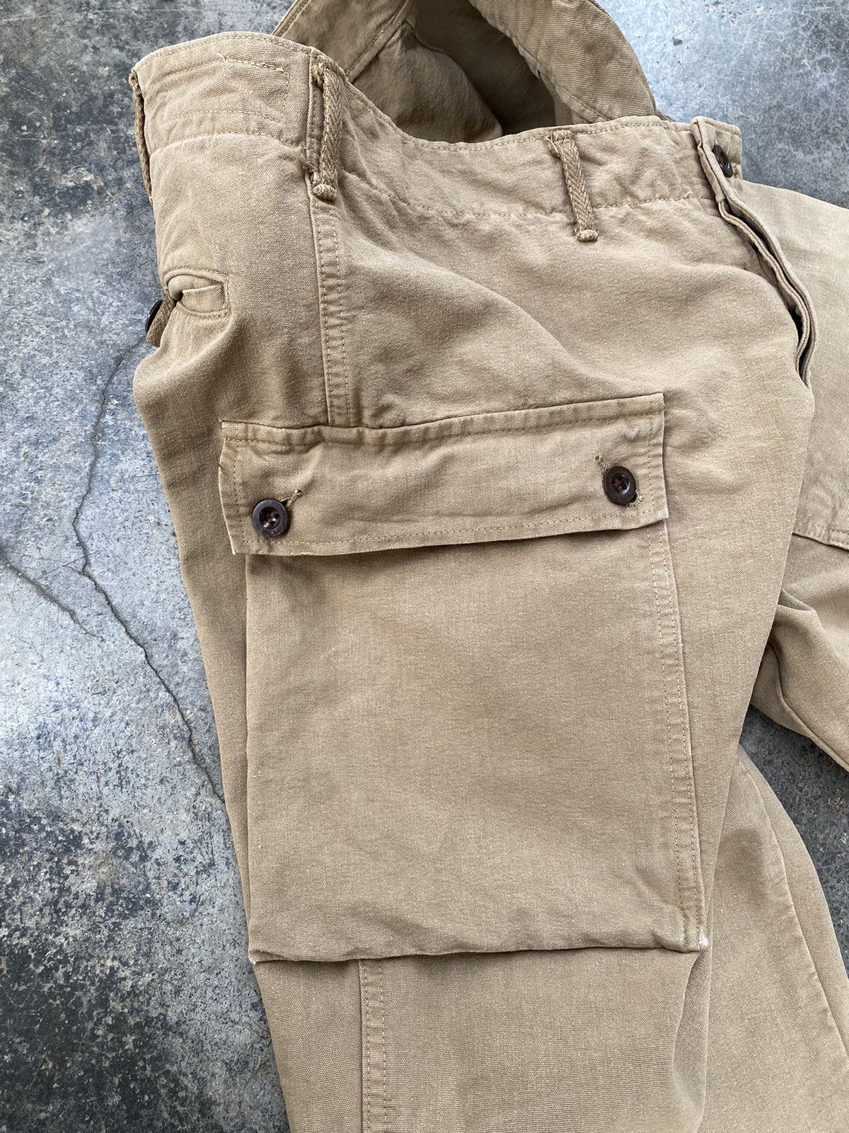 Johnbull Vintage 90s John Bull Inspired Army M-43 Cargo Pants Size US 32 / EU 48 - 18 Thumbnail