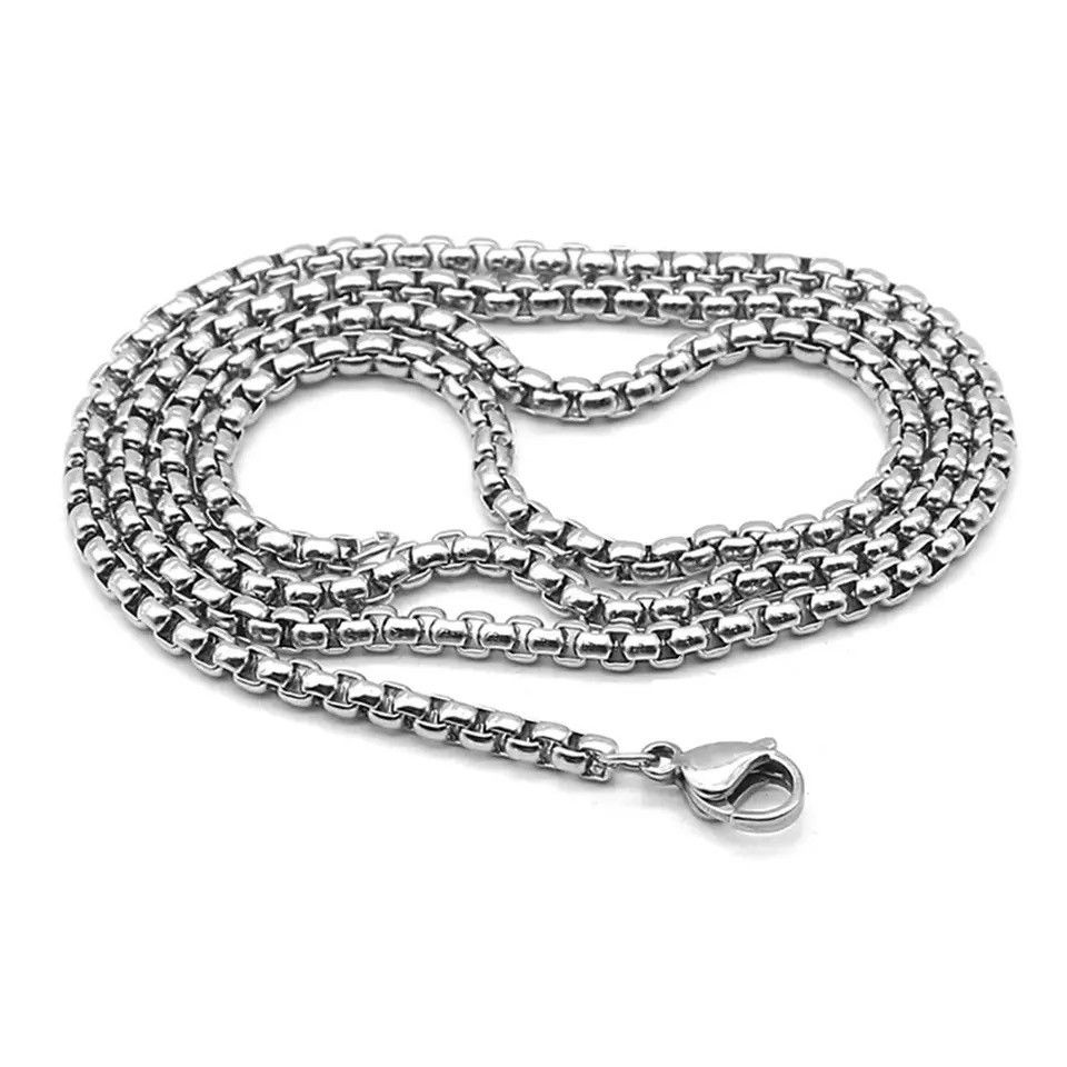 Jewelry 3MM Cuban Chain Necklace Size ONE SIZE - 3 Thumbnail