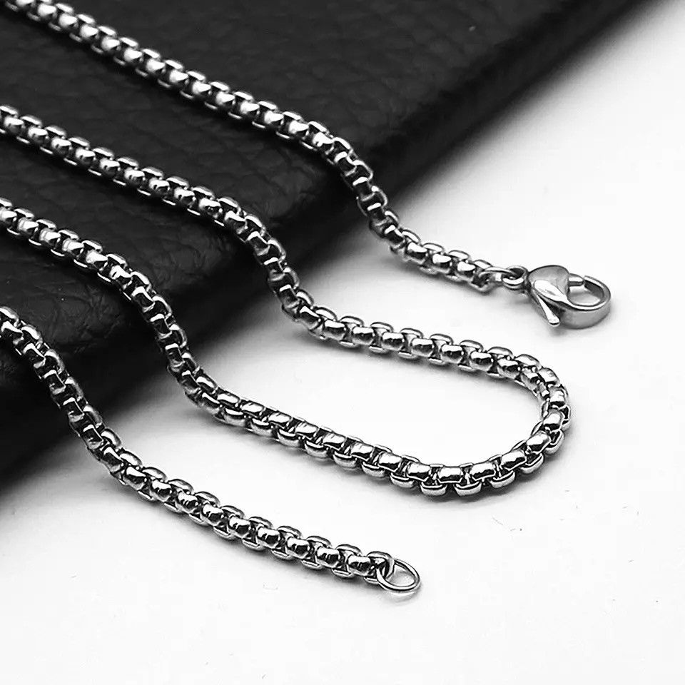 Jewelry 3MM Cuban Chain Necklace Size ONE SIZE - 1 Thumbnail
