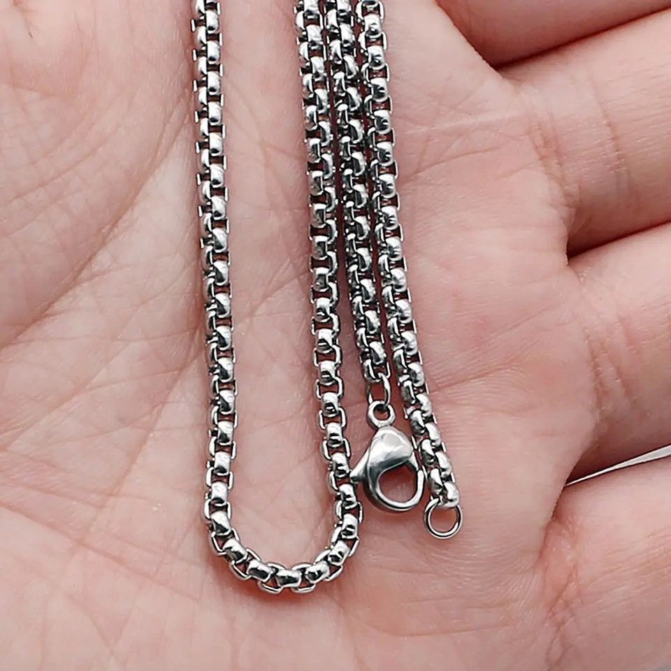 Jewelry 3MM Cuban Chain Necklace Size ONE SIZE - 2 Thumbnail