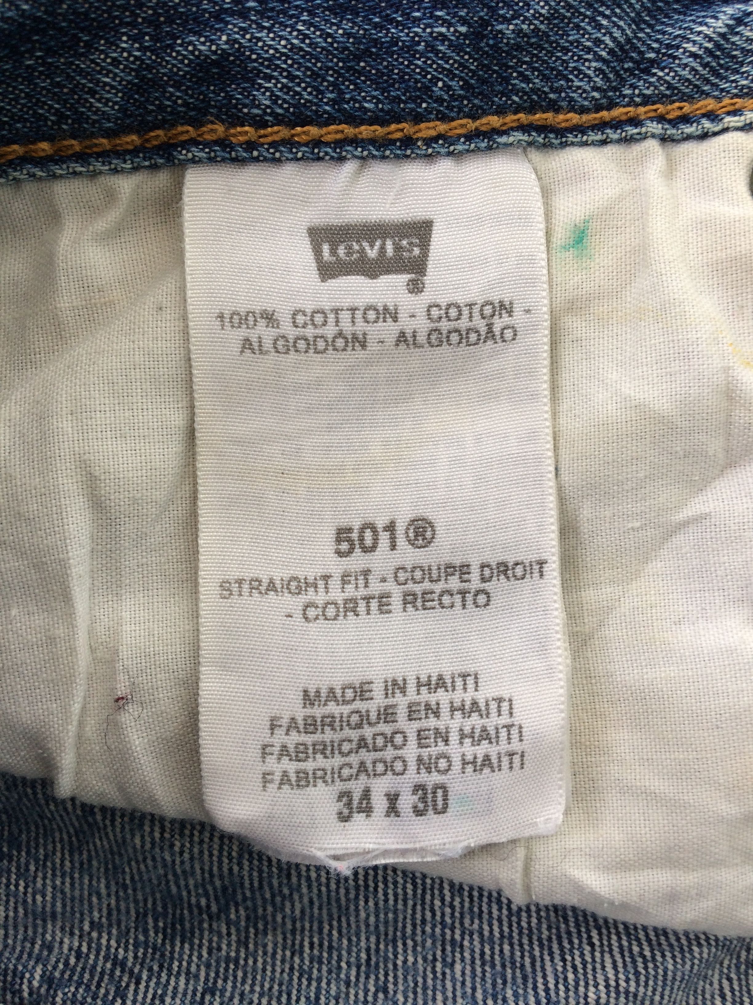 Levi's × Vintage Levis 501 Dirty Jeans #B-080 Size US 34 / EU 50 - 11 Thumbnail