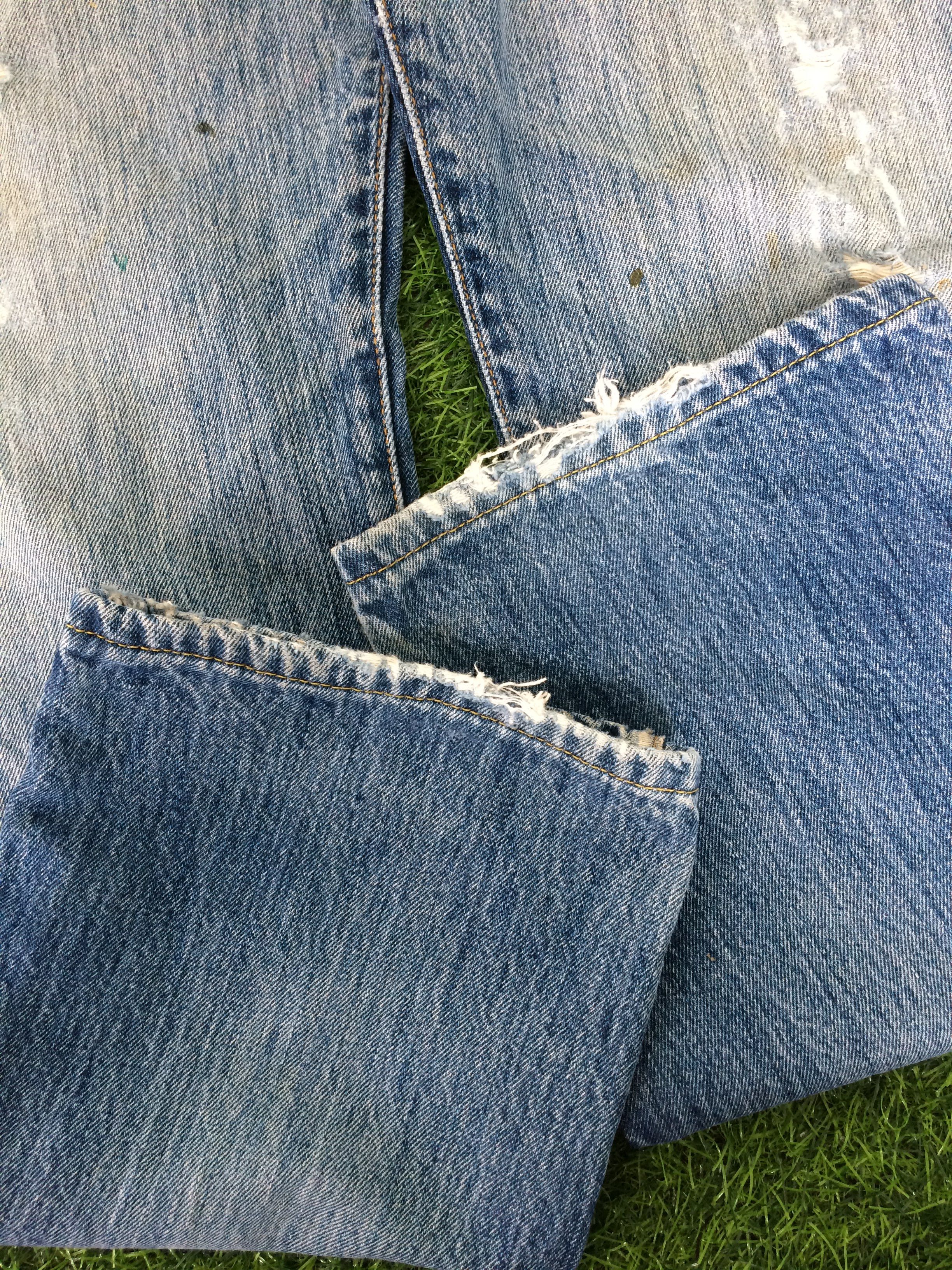 Levi's × Vintage Levis 501 Dirty Jeans #B-080 Size US 34 / EU 50 - 6 Thumbnail
