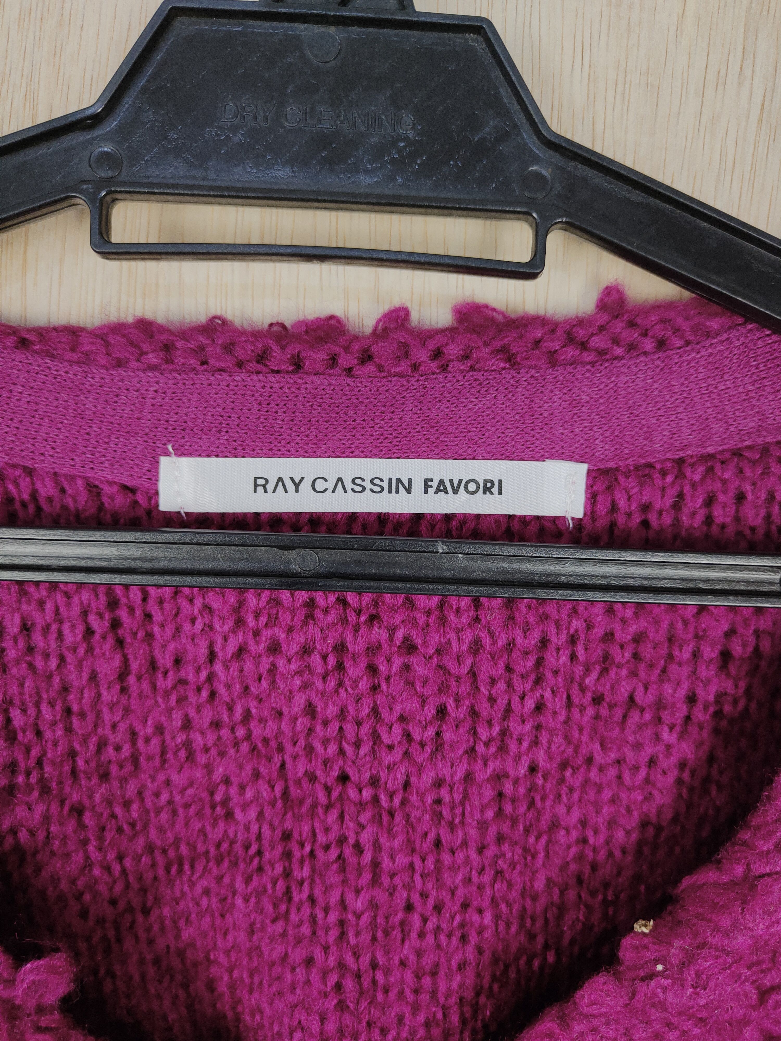 Japanese Brand × Vintage Ray Cassin Favori Maroon shag shaggy fur Knitwear #S317 Size US M / EU 48-50 / 2 - 7 Thumbnail
