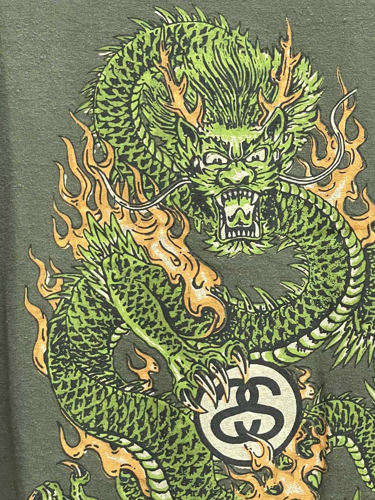 Stussy Vintage 90's Stussy- Dragon Very Rare Size US L / EU 52-54 / 3 - 3 Thumbnail
