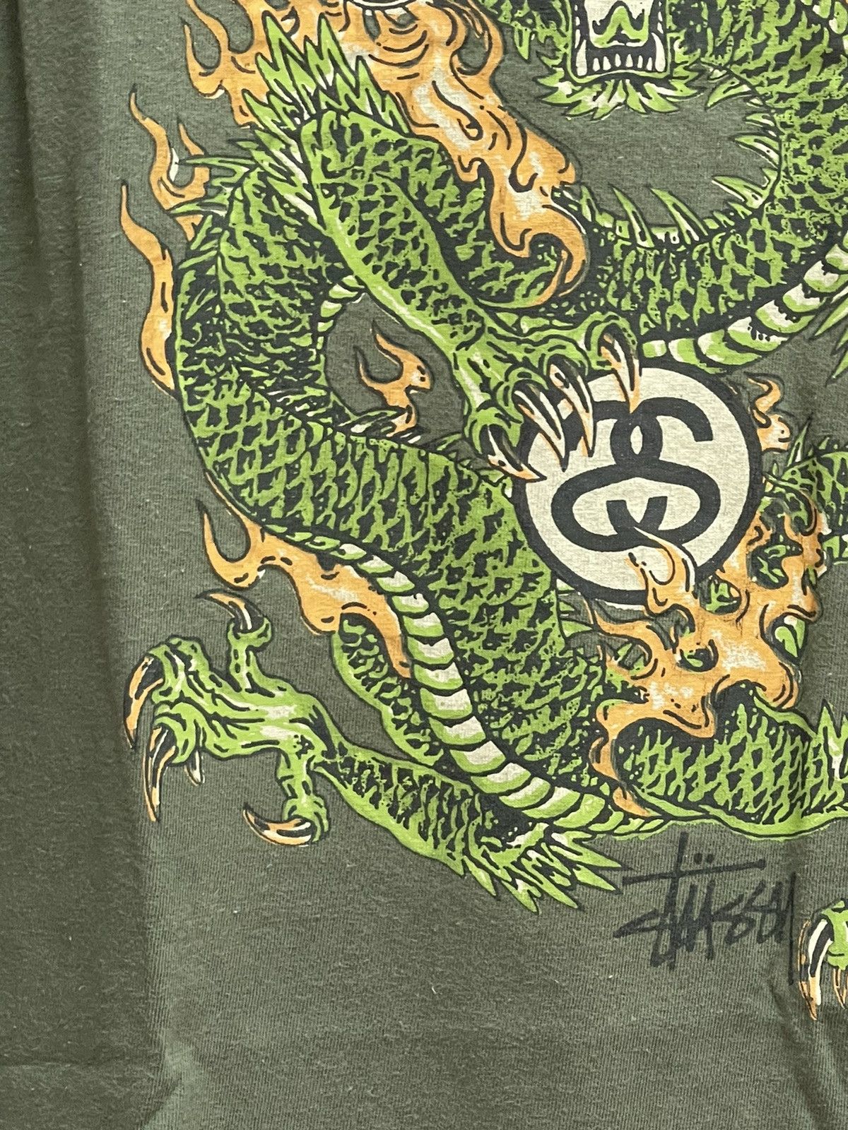 Stussy Vintage 90's Stussy- Dragon Very Rare Size US L / EU 52-54 / 3 - 5 Thumbnail