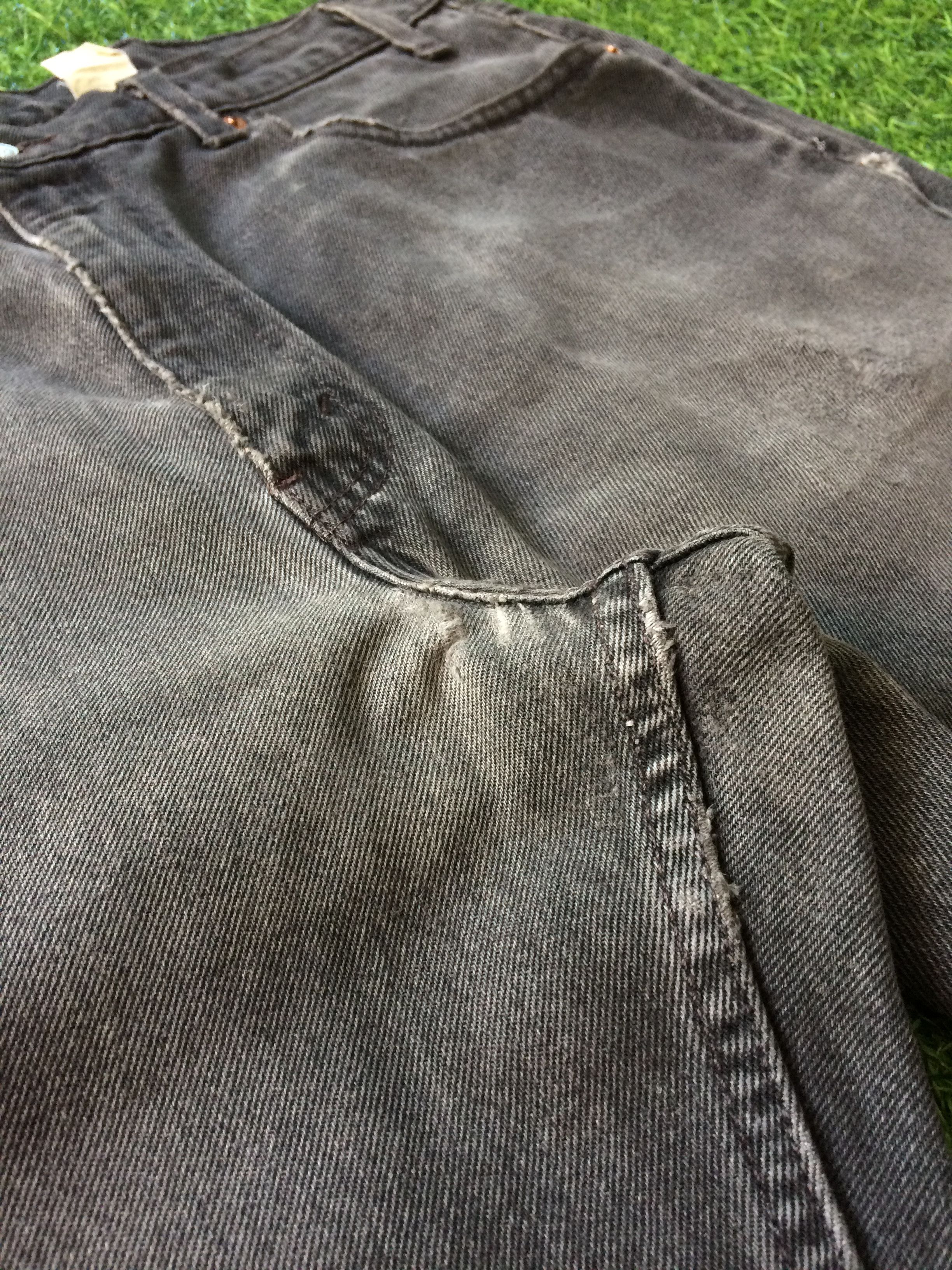 Levi's × Vintage Levis 550 Faded Black Wash Jeans #B-691 Size US 34 / EU 50 - 8 Thumbnail