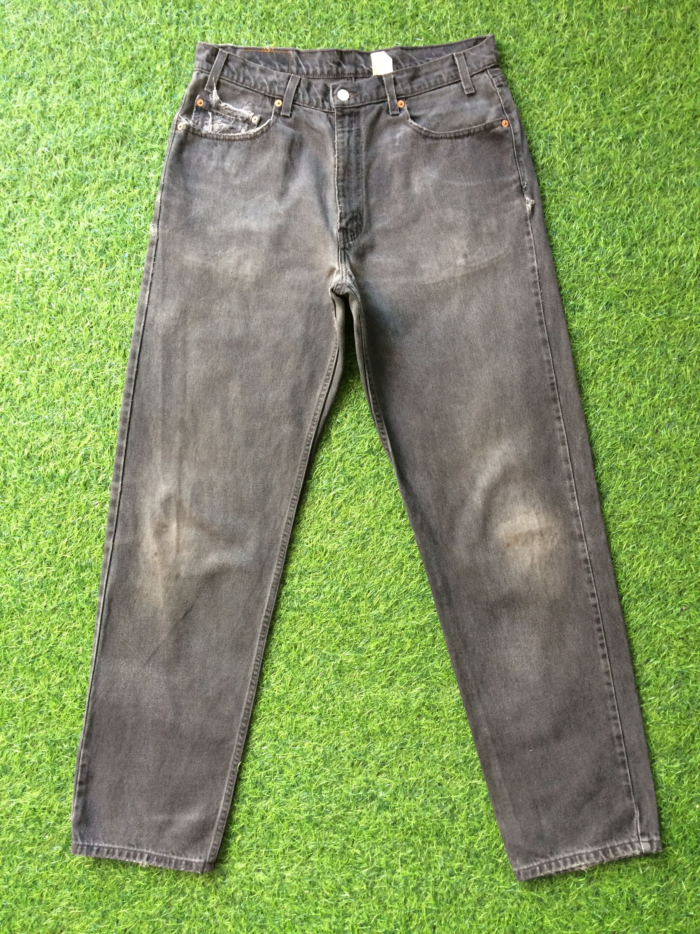 Levi's × Vintage Levis 550 Faded Black Wash Jeans #B-691 Size US 34 / EU 50 - 1 Thumbnail