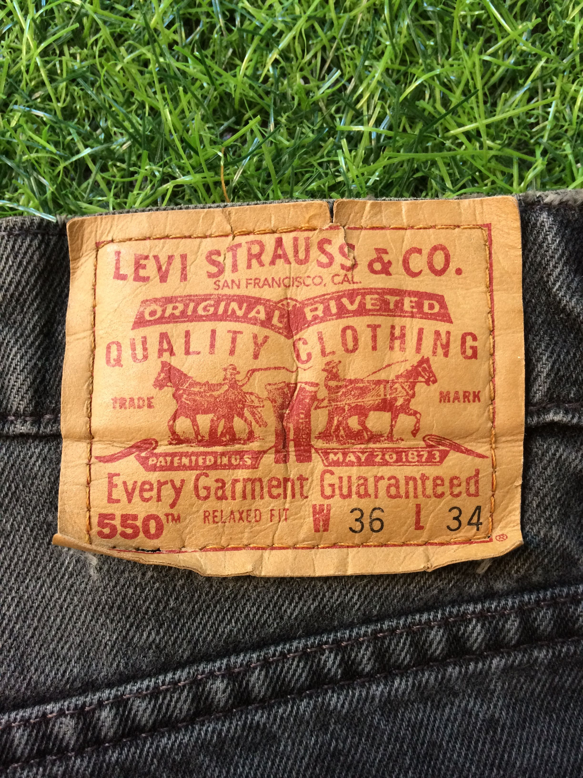 Levi's × Vintage Levis 550 Faded Black Wash Jeans #B-691 Size US 34 / EU 50 - 11 Thumbnail