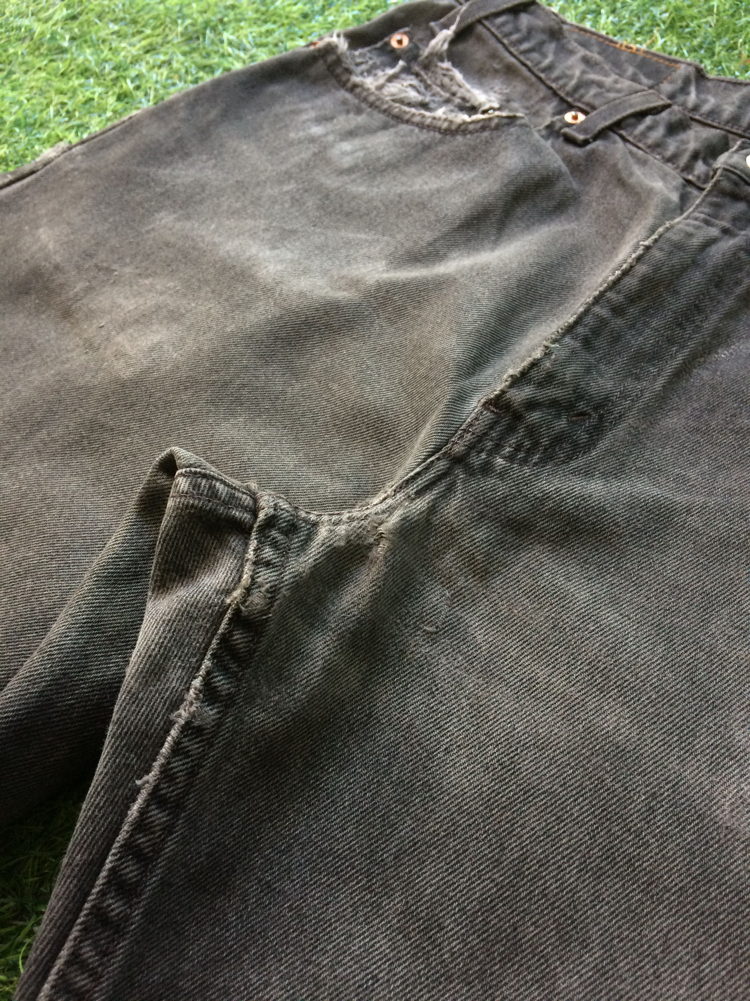 Levi's × Vintage Levis 550 Faded Black Wash Jeans #B-691 Size US 34 / EU 50 - 9 Thumbnail