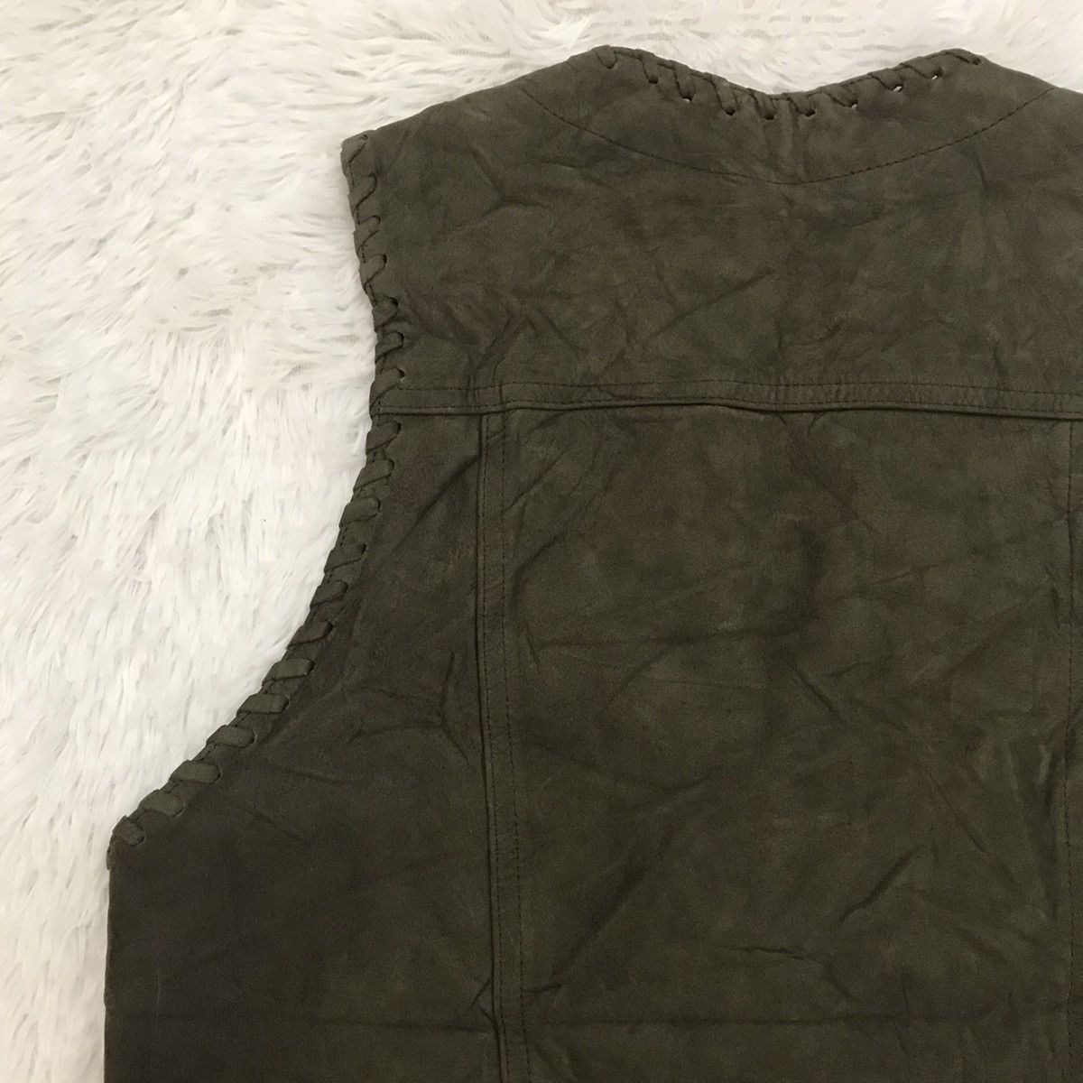 Genuine Leather Edward Vest Genuine Leather Italy Size US M / EU 48-50 / 2 - 7 Thumbnail