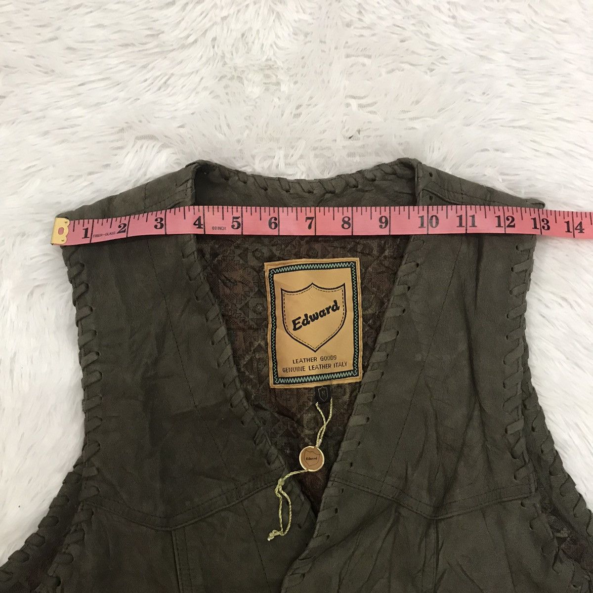 Genuine Leather Edward Vest Genuine Leather Italy Size US M / EU 48-50 / 2 - 18 Thumbnail