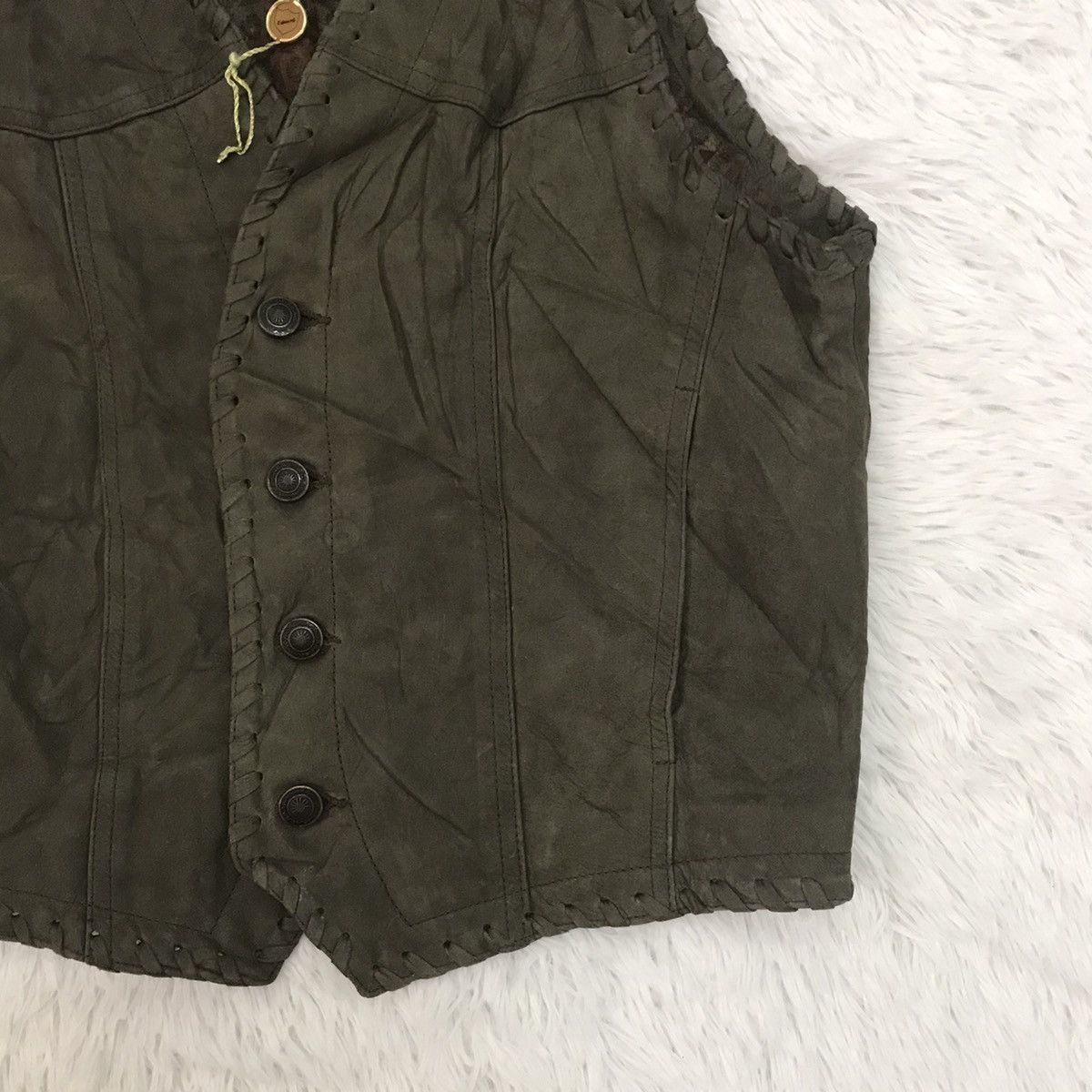 Genuine Leather Edward Vest Genuine Leather Italy Size US M / EU 48-50 / 2 - 5 Thumbnail