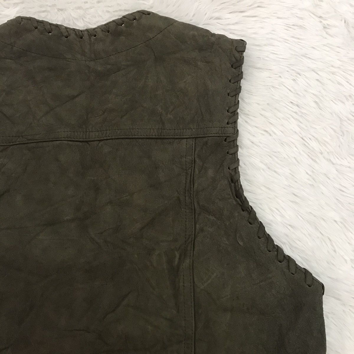 Genuine Leather Edward Vest Genuine Leather Italy Size US M / EU 48-50 / 2 - 8 Thumbnail