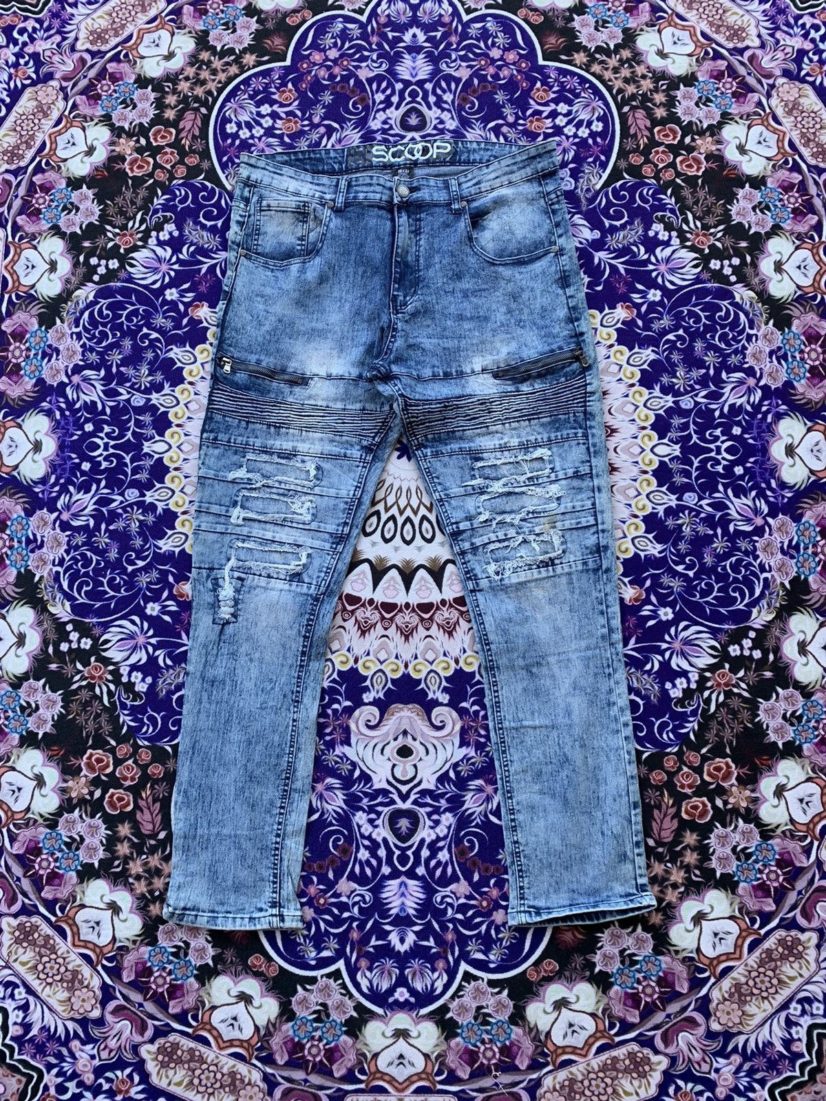 Scoop NYC Biker Denim