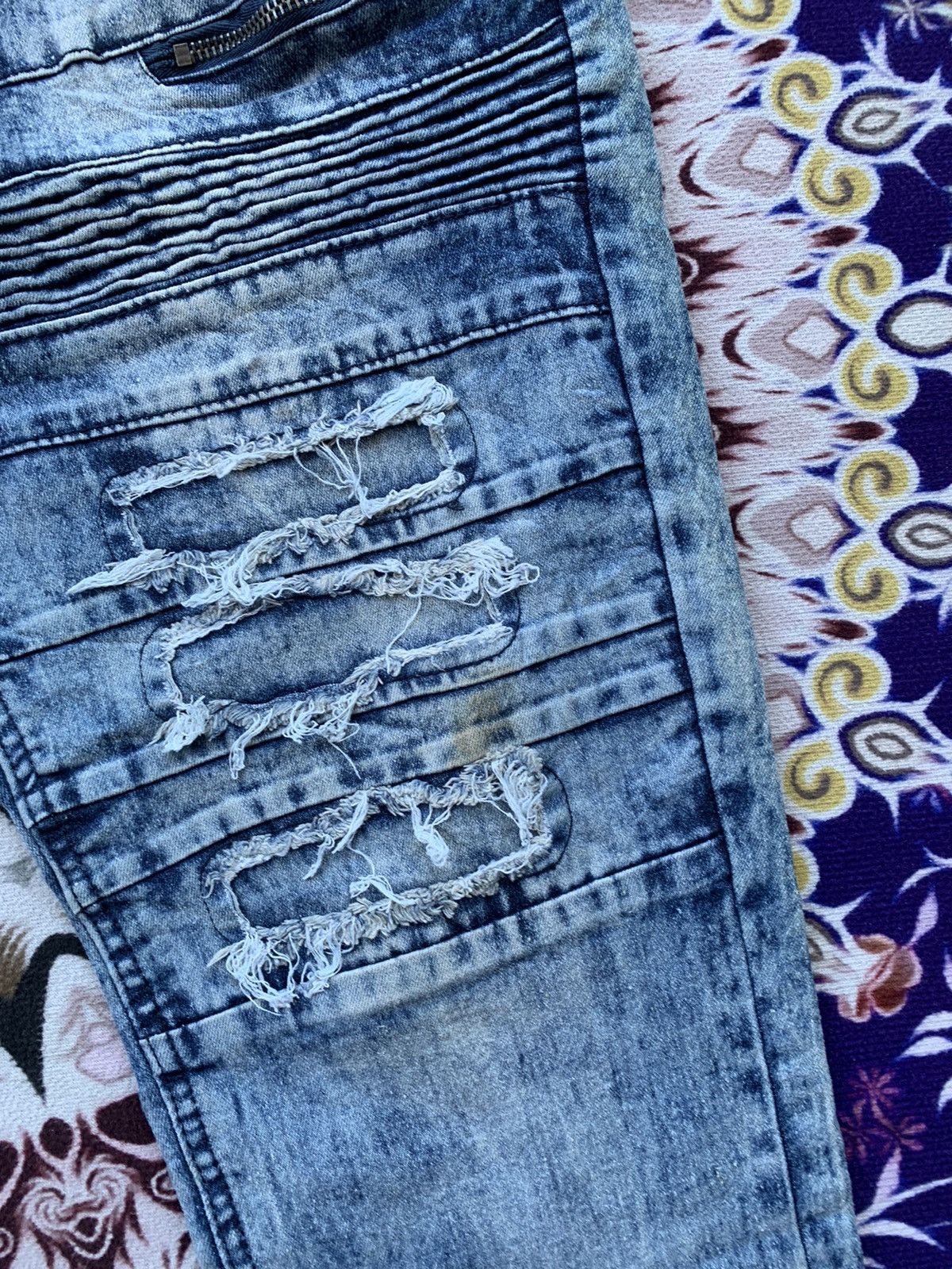 SCOOP Scoop NYC Biker Denim Size US 38 / EU 54 - 3 Thumbnail