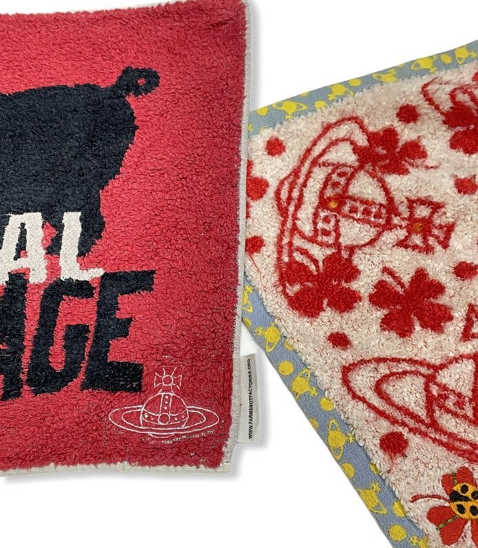 Vintage 🔥FYE! VIVIENNE WESTWOOD Hand Towels Size ONE SIZE - 2 Thumbnail