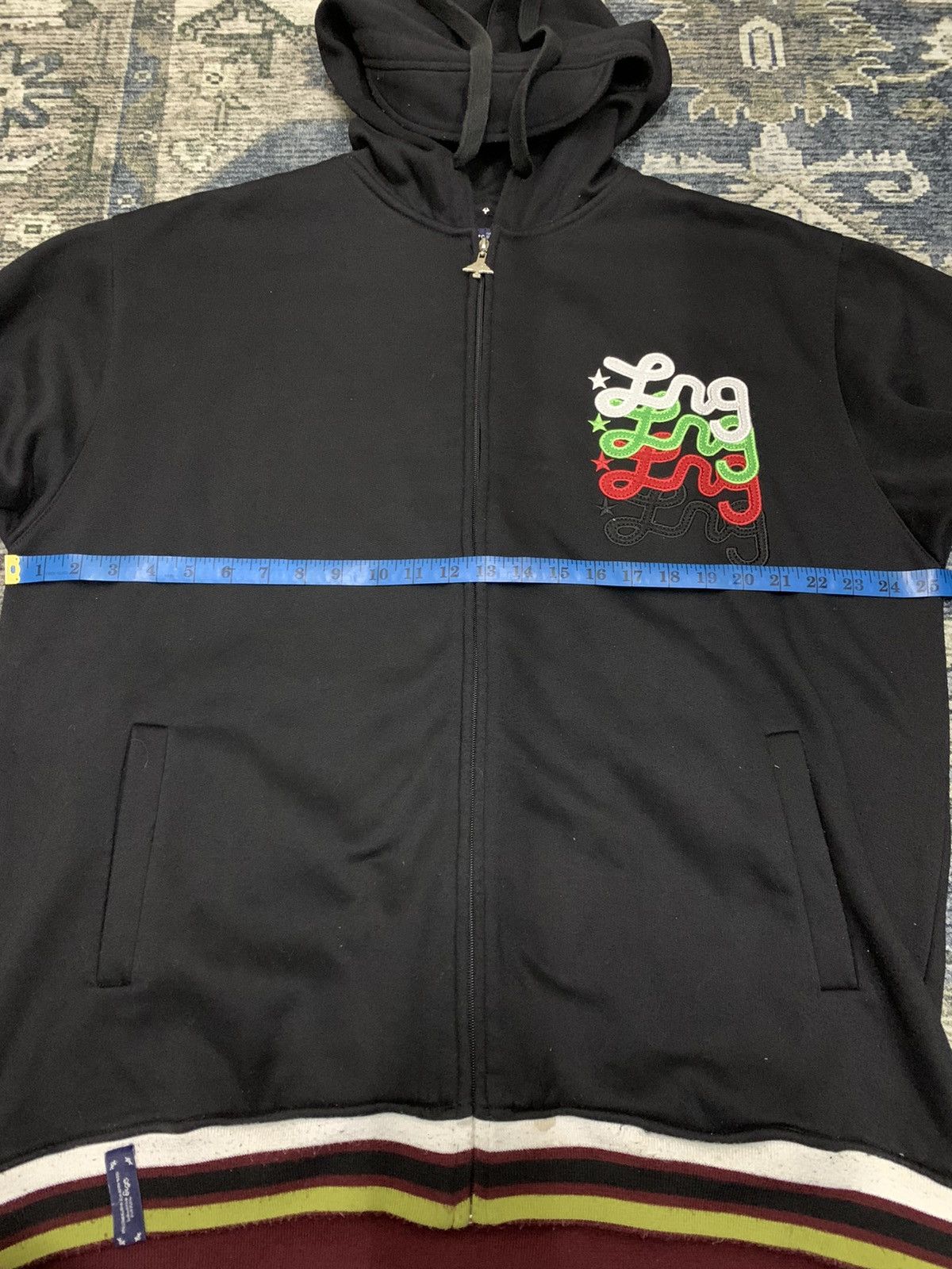 LRG LRG Big Spellout Embroidered Zipper Hoodie with soft brim Size US XL / EU 56 / 4 - 11 Thumbnail
