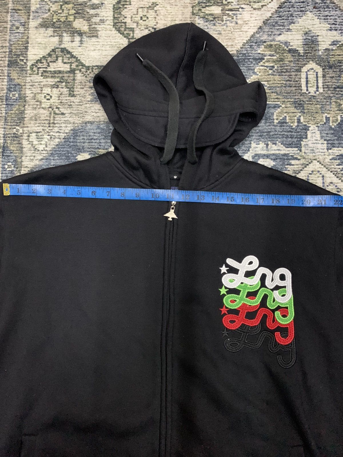 LRG LRG Big Spellout Embroidered Zipper Hoodie with soft brim Size US XL / EU 56 / 4 - 14 Thumbnail
