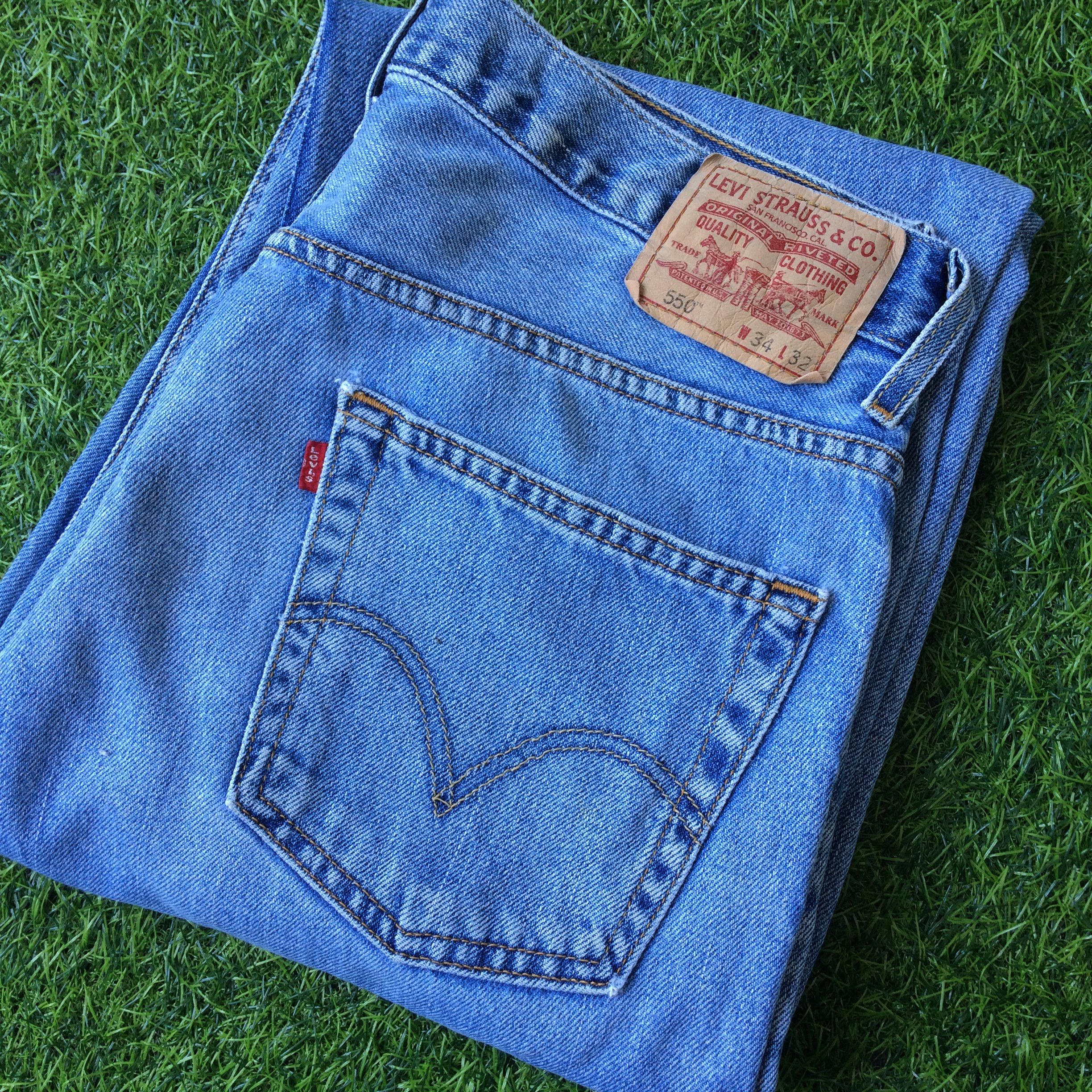 Levi's × Vintage Vintage Distressed Levis 550 Jeans #B-467 Size US 33 - 8 Thumbnail