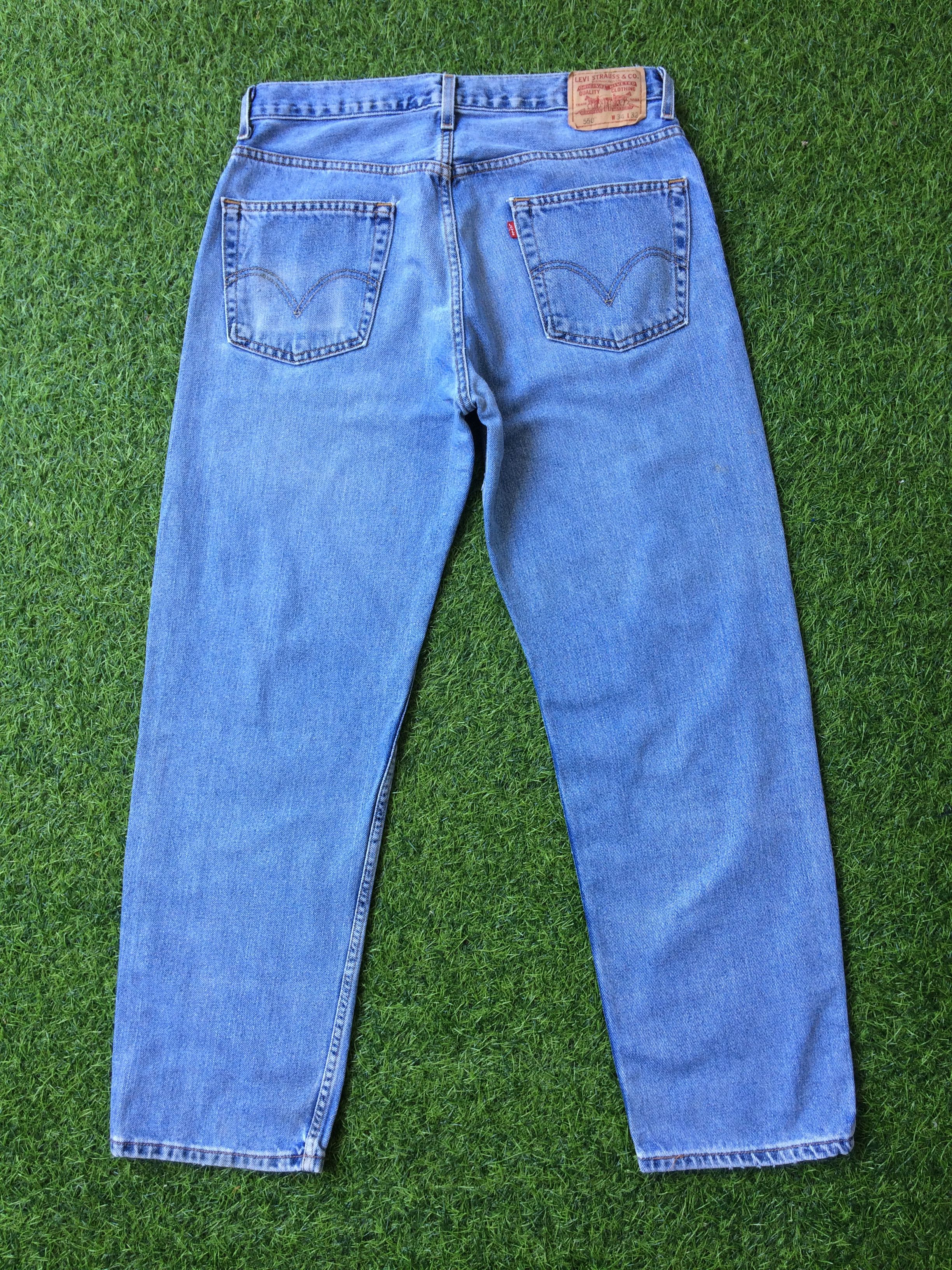 Levi's × Vintage Vintage Distressed Levis 550 Jeans #B-467 Size US 33 - 2 Thumbnail