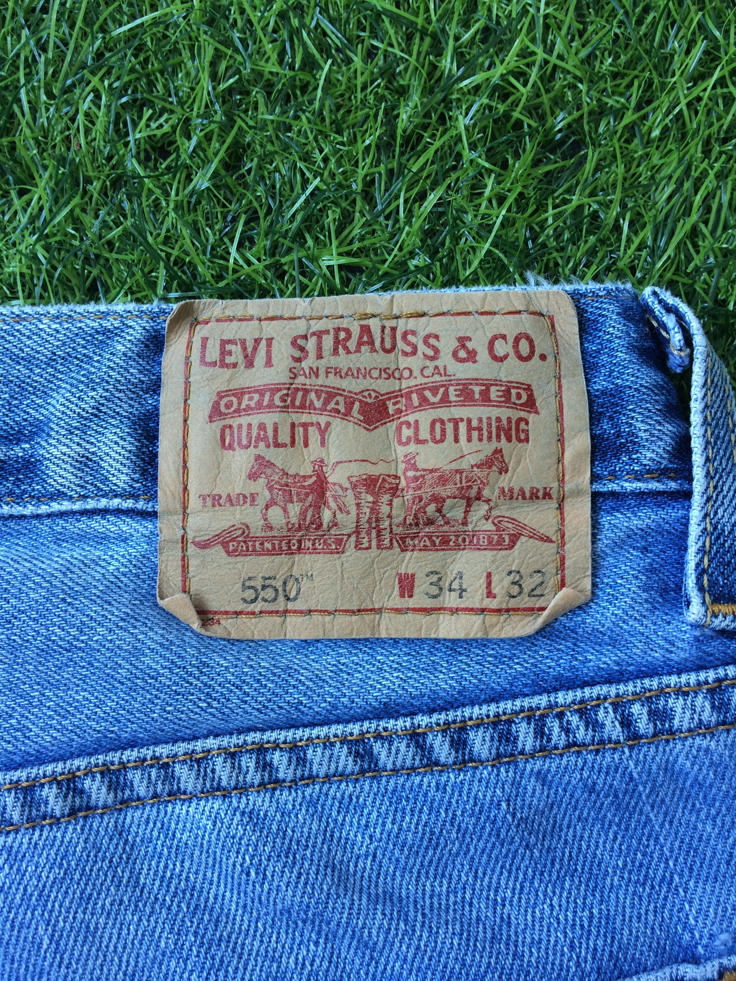 Levi's × Vintage Vintage Distressed Levis 550 Jeans #B-467 Size US 33 - 10 Thumbnail