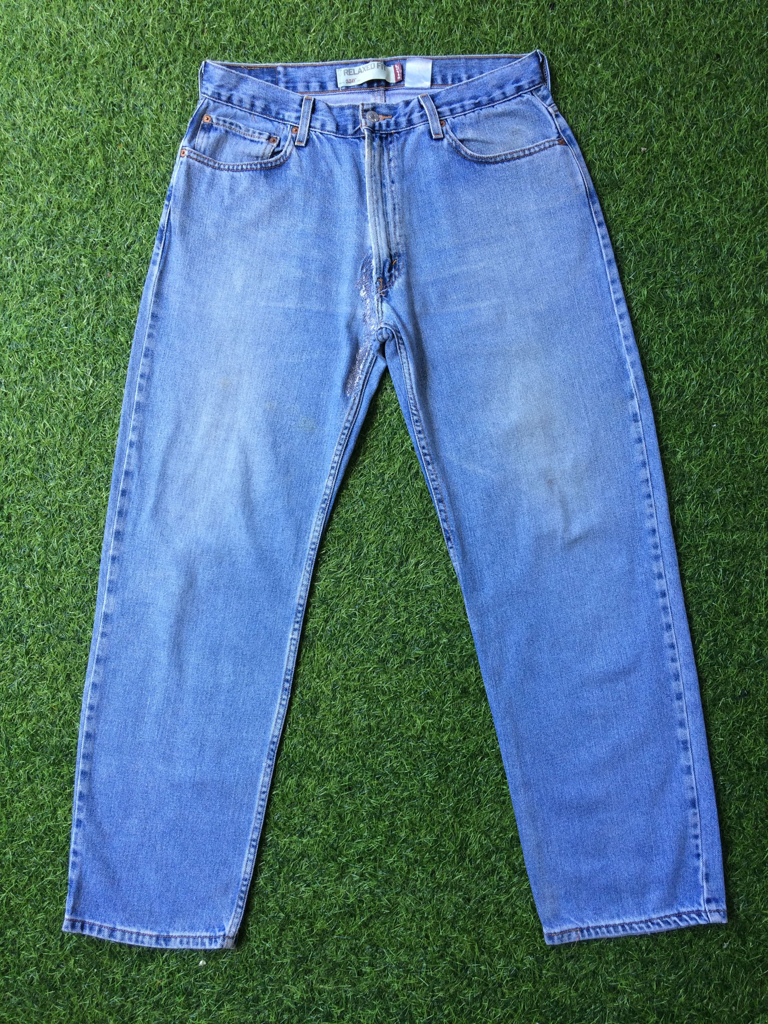 Levi's × Vintage Vintage Distressed Levis 550 Jeans #B-467 Size US 33 - 1 Thumbnail