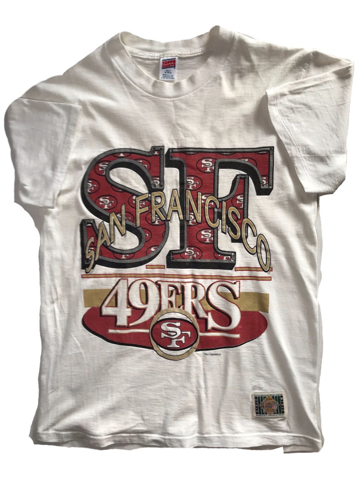 NFL Trensh NFL San Francisco 49ERS Vintage 93s Forty niner Tee Size US M / EU 48-50 / 2 - 6 Thumbnail