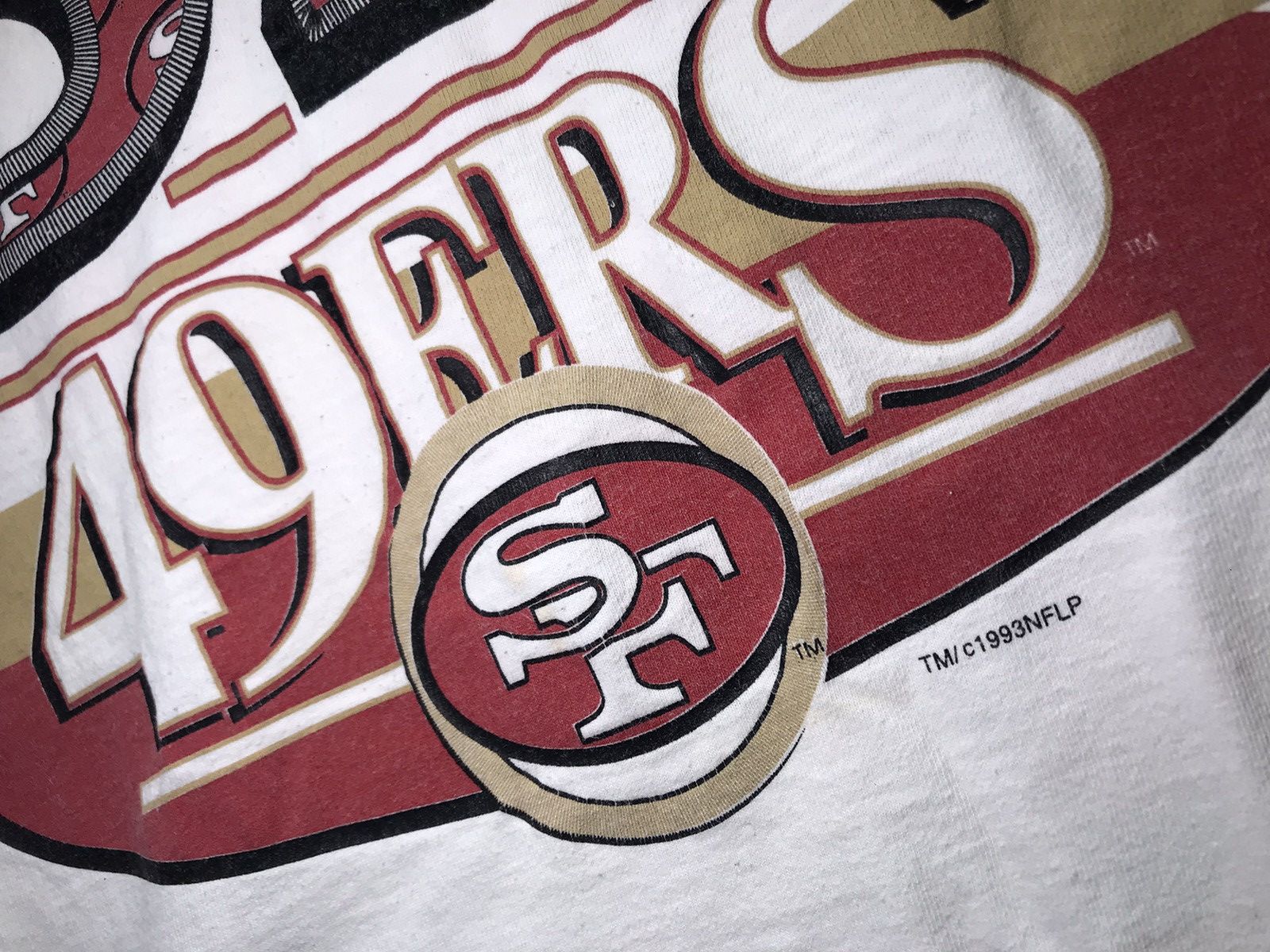 NFL Trensh NFL San Francisco 49ERS Vintage 93s Forty niner Tee Size US M / EU 48-50 / 2 - 8 Thumbnail