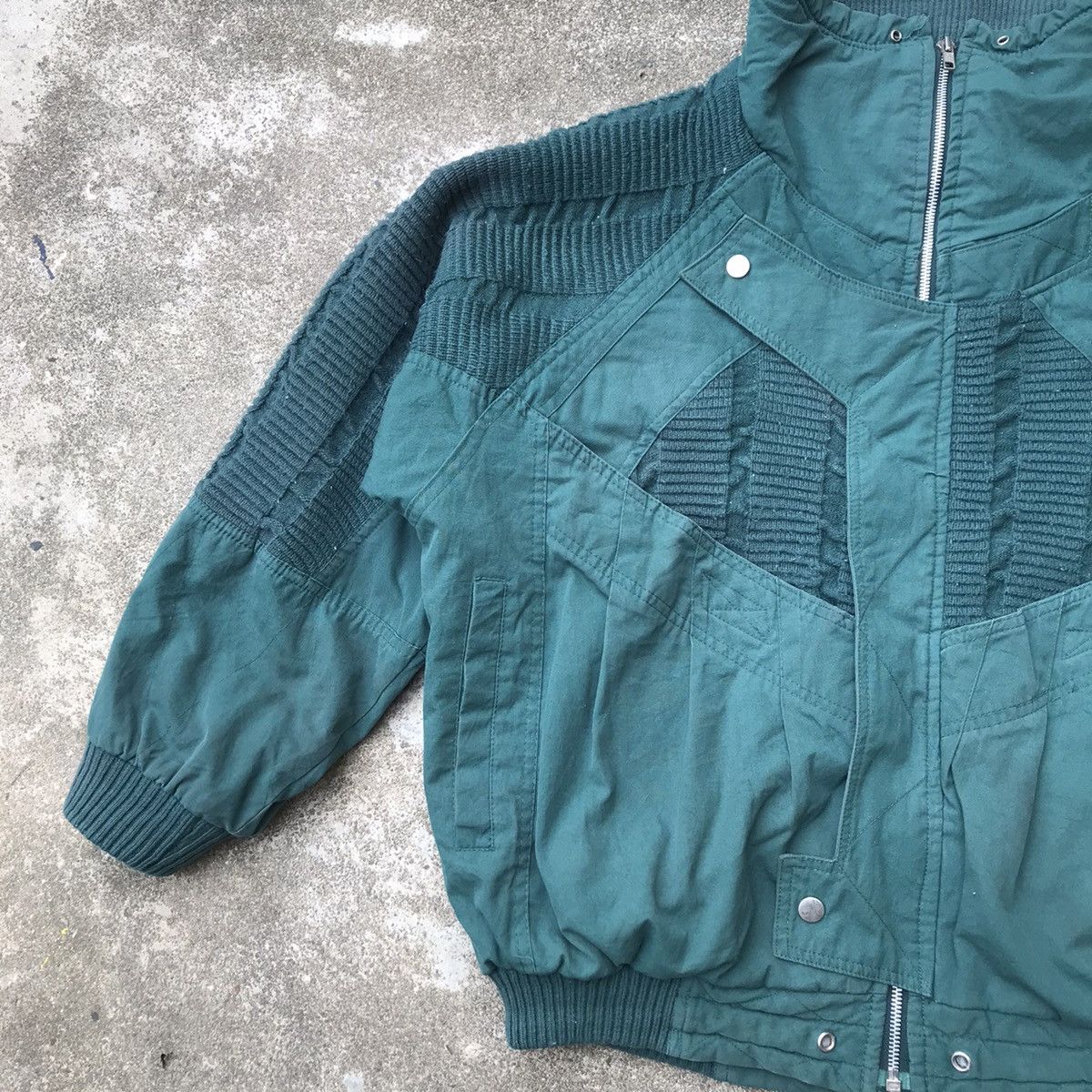 Japanese Brand OVERSIZED DESIGNERS INSPIRED ISSEY MIYAKE BOMBER JACKET Size US L / EU 52-54 / 3 - 3 Thumbnail