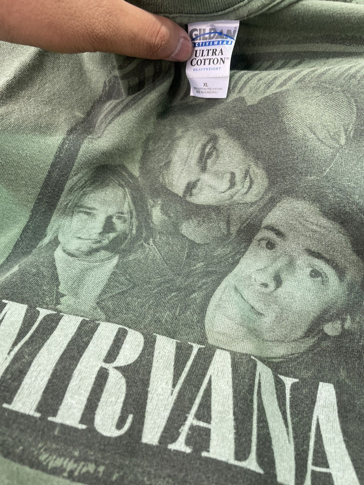Vintage Nirvana Band Kurt Cobain Tee Shirt
