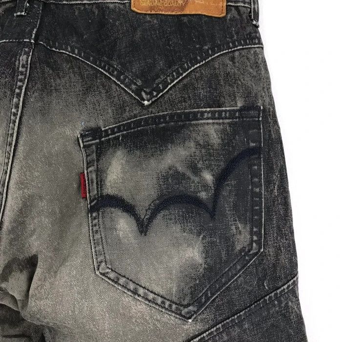 Edwin × Japanese Brand (SY0166) VTG EDWIN 503 DISTRESSED FLARED BOOTCUT DENIM Size US 32 / EU 48 - 5 Thumbnail