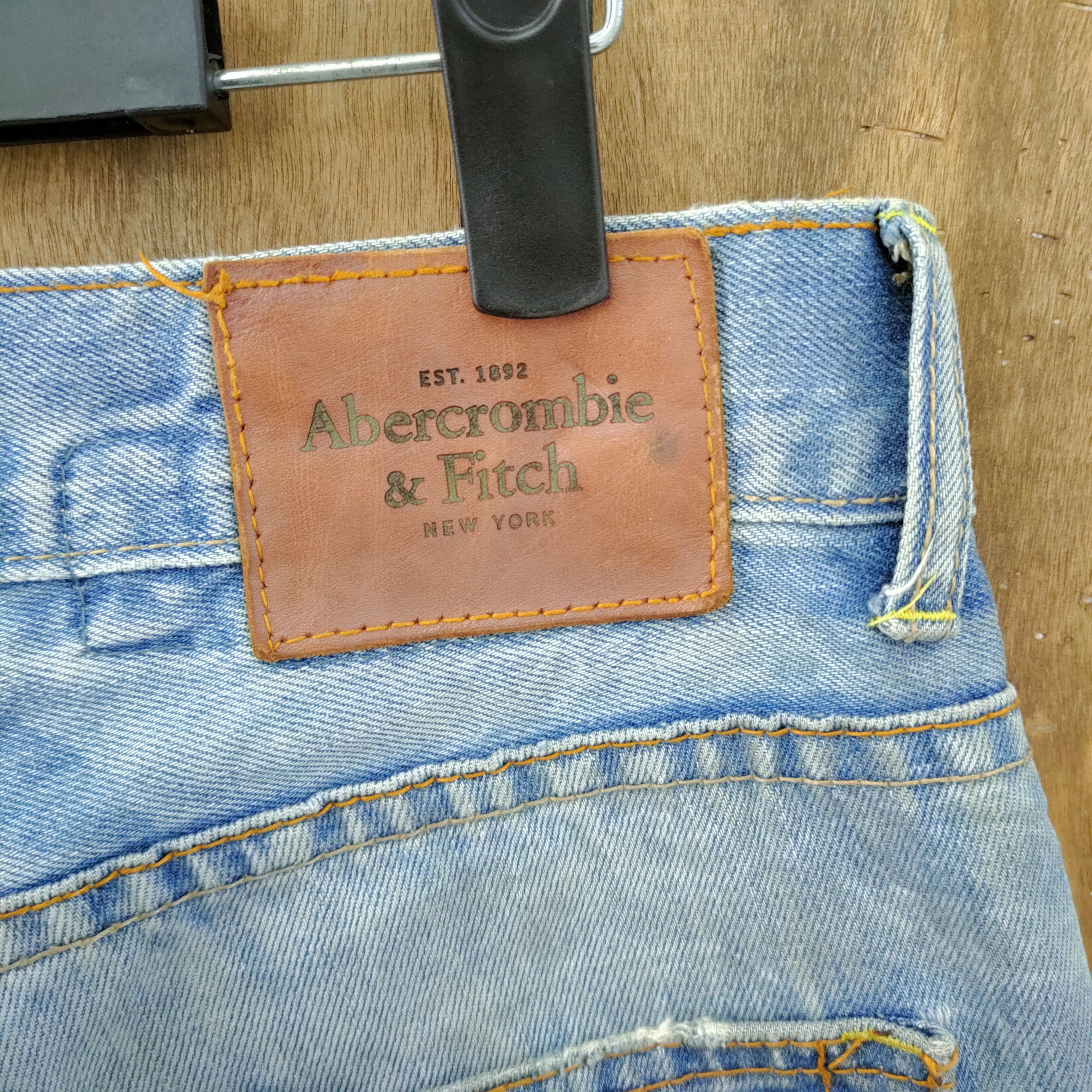 Abercrombie & Fitch × Vintage VINTAGE ABERCROMBIE AND FITCH DISTRESSED JEANS PANTS Size US 32 / EU 48 - 11 Thumbnail