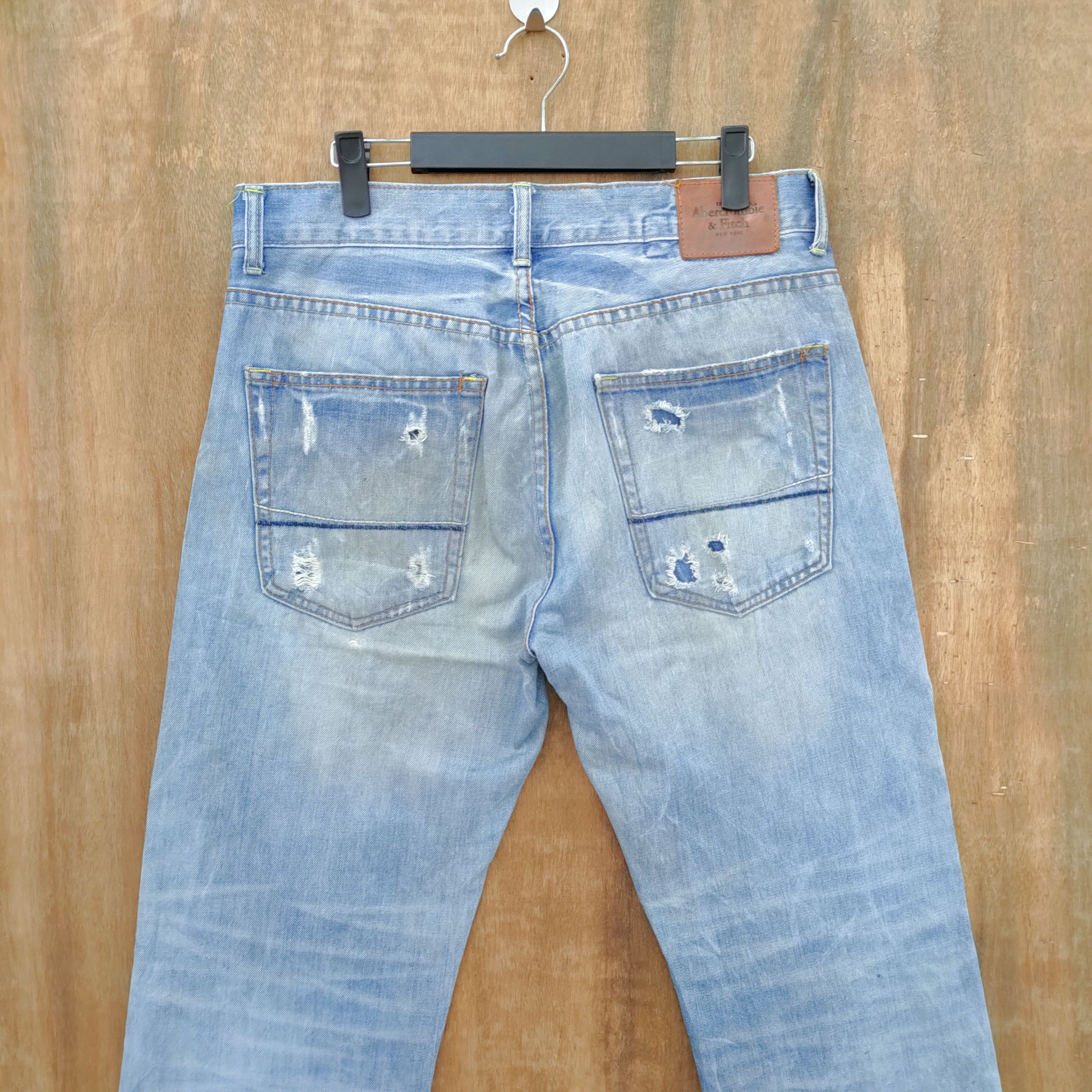 Abercrombie & Fitch × Vintage VINTAGE ABERCROMBIE AND FITCH DISTRESSED JEANS PANTS Size US 32 / EU 48 - 9 Thumbnail