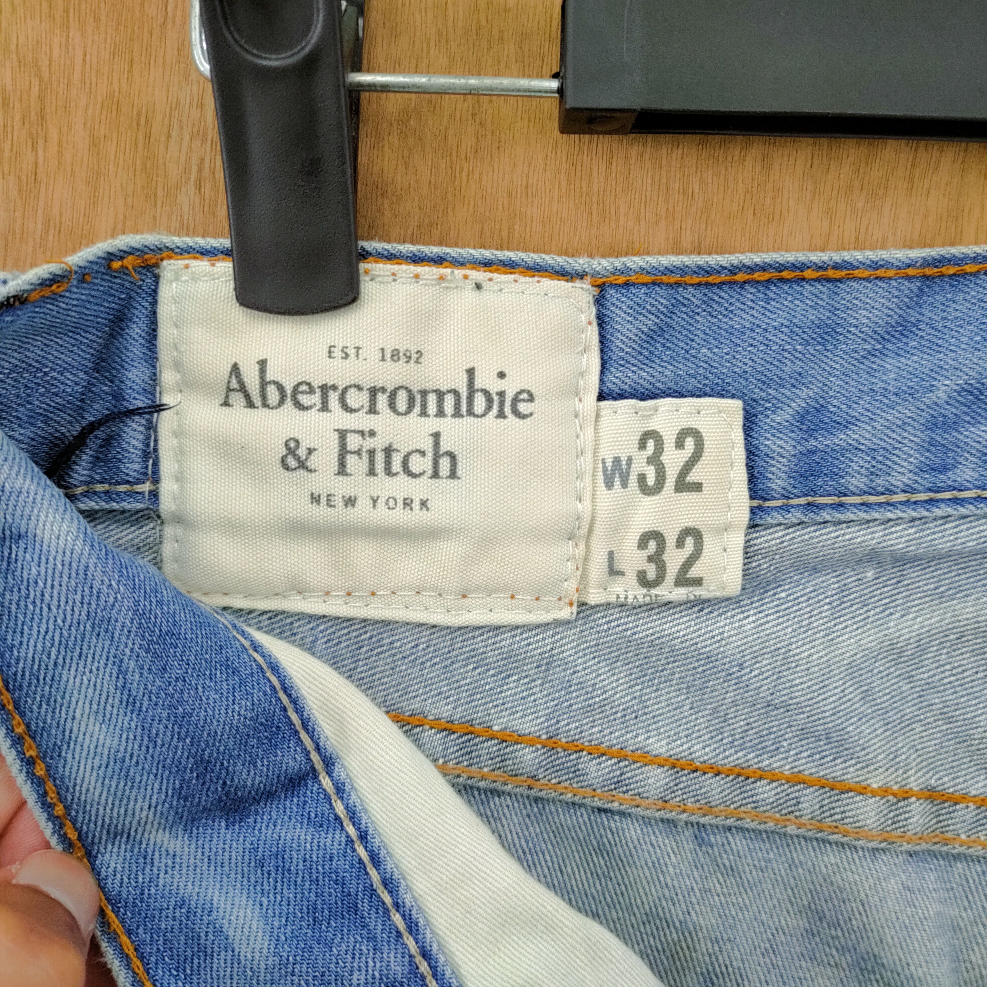 Abercrombie & Fitch × Vintage VINTAGE ABERCROMBIE AND FITCH DISTRESSED JEANS PANTS Size US 32 / EU 48 - 12 Thumbnail
